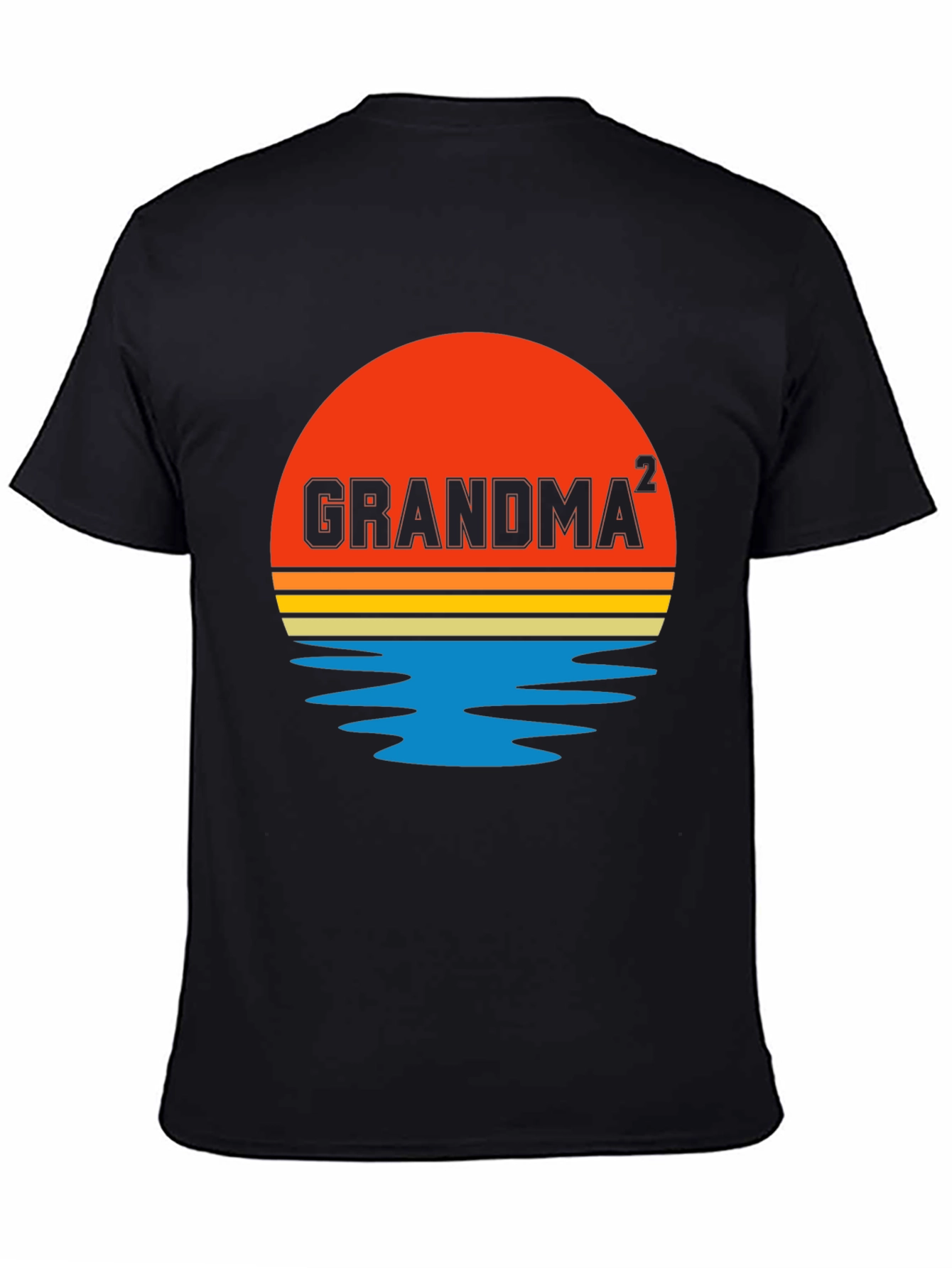 Grandma Squared Sunset Graphic T-Shirt