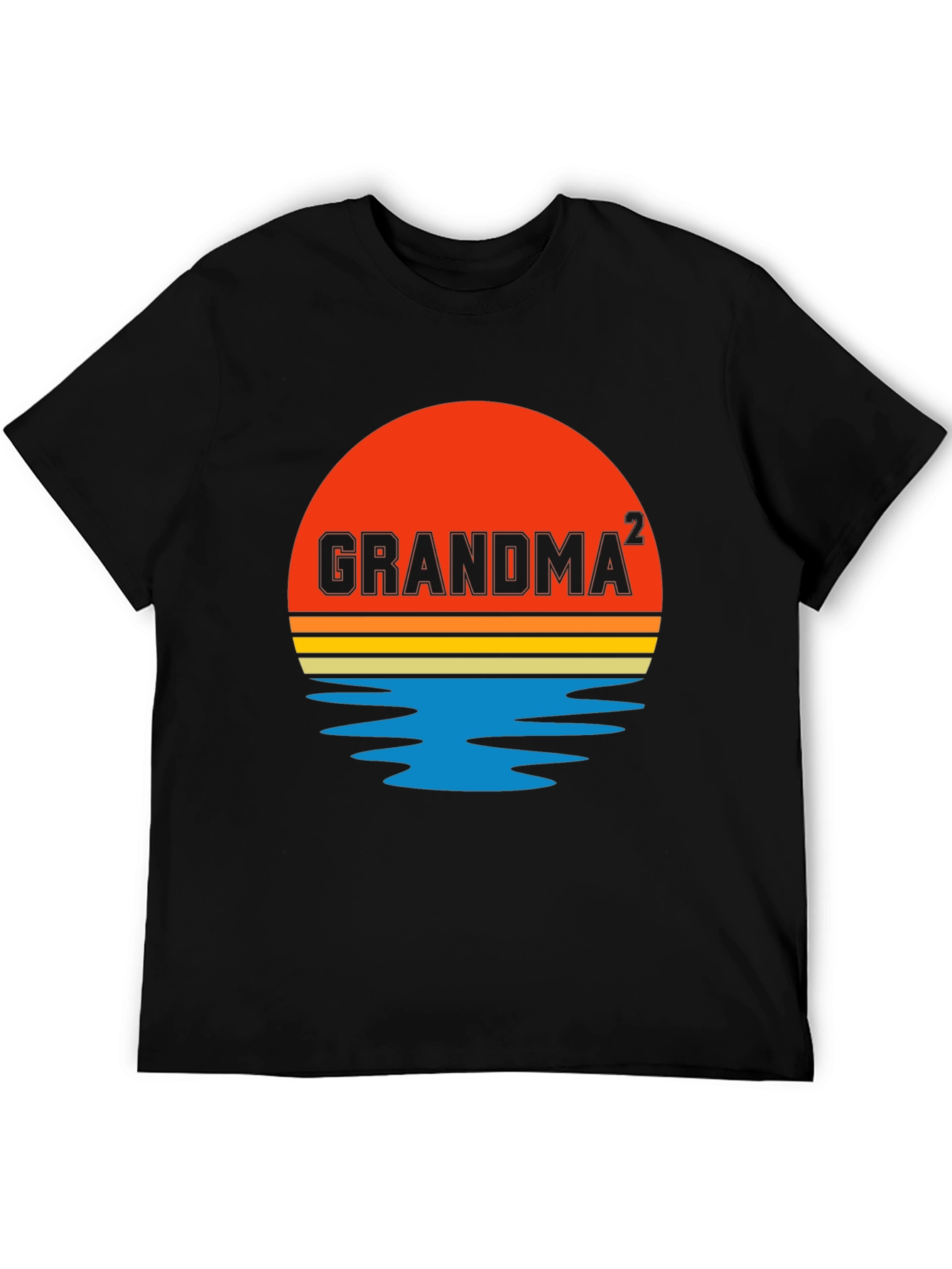 Grandma Squared Sunset Graphic T-Shirt