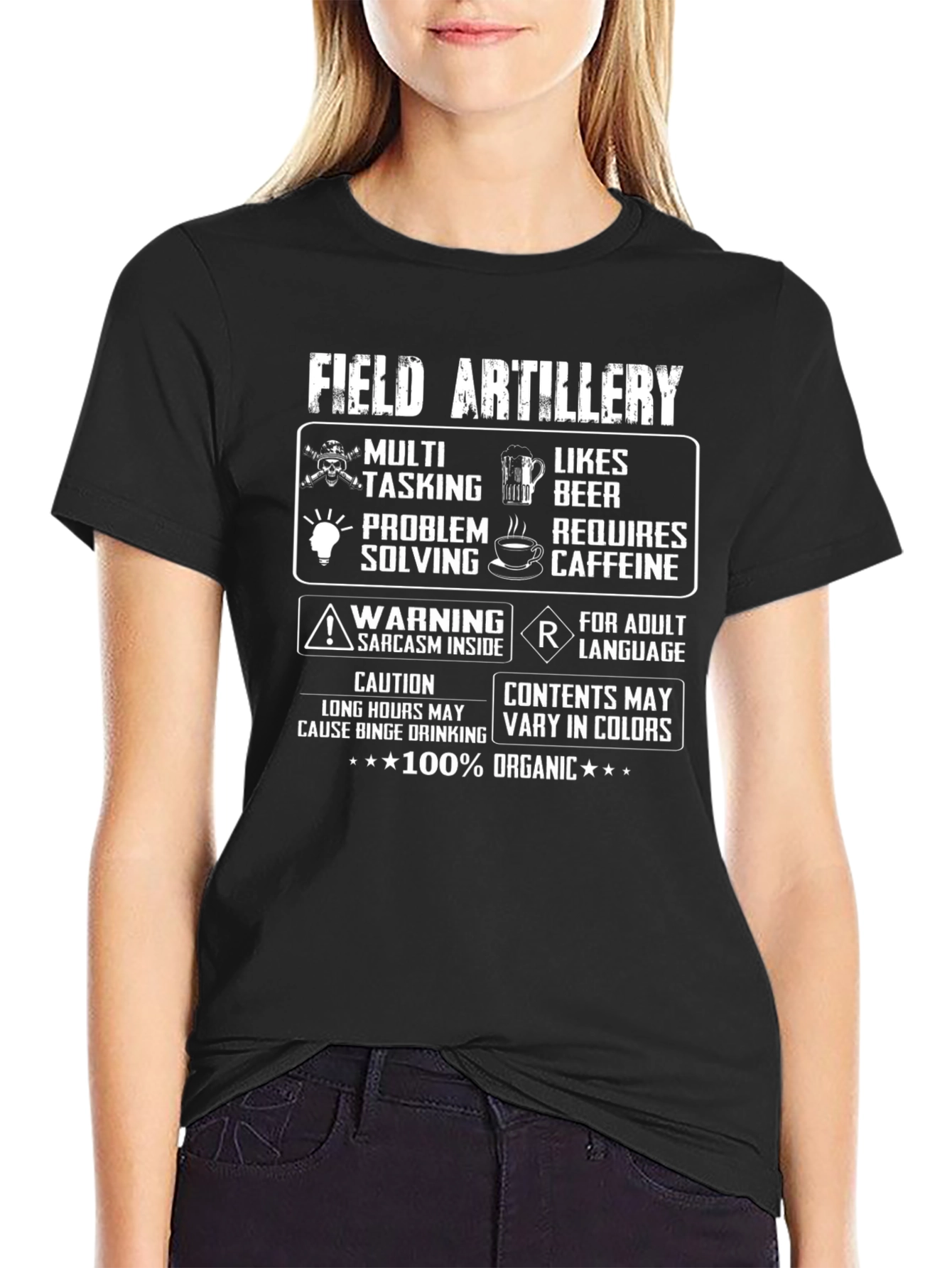 Field Artillery Organic Cotton Graphic T-Shirt