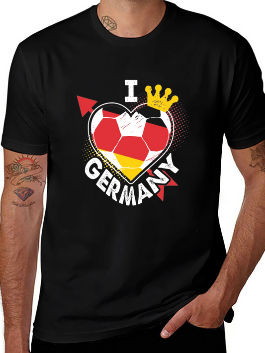 I Love Germany Soccer T-Shirt
