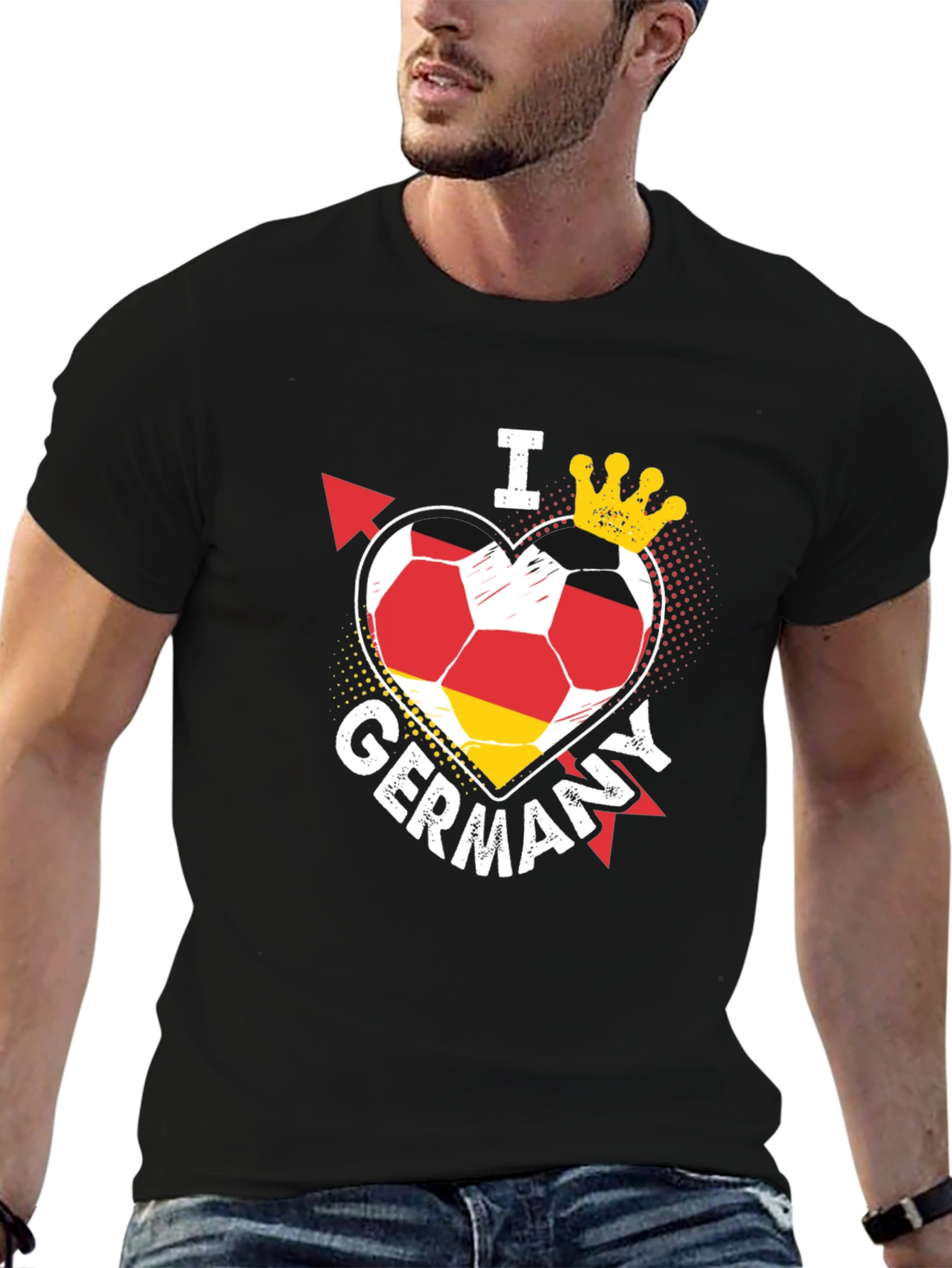 I Love Germany Soccer T-Shirt