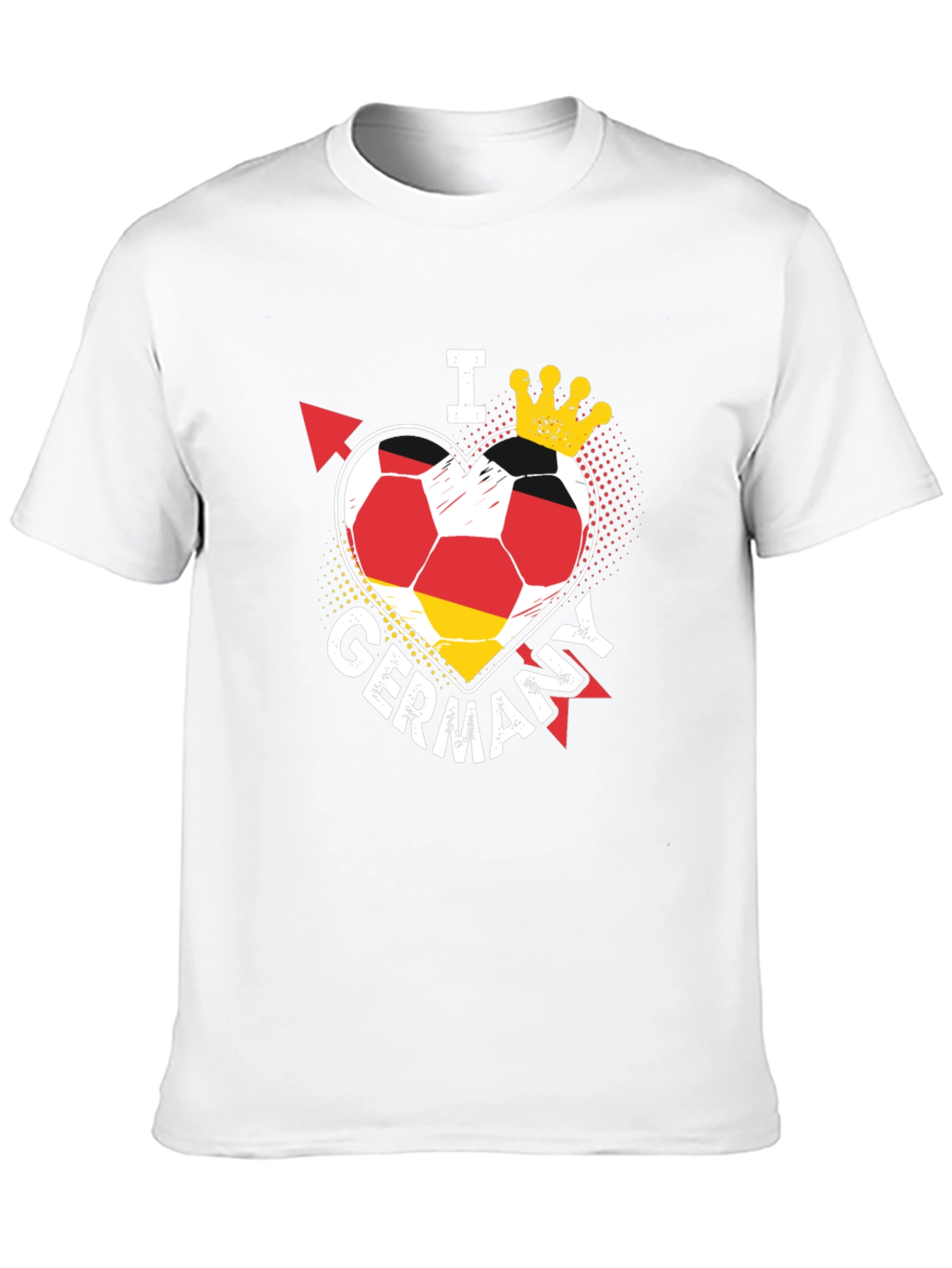 I Love Germany Soccer T-Shirt