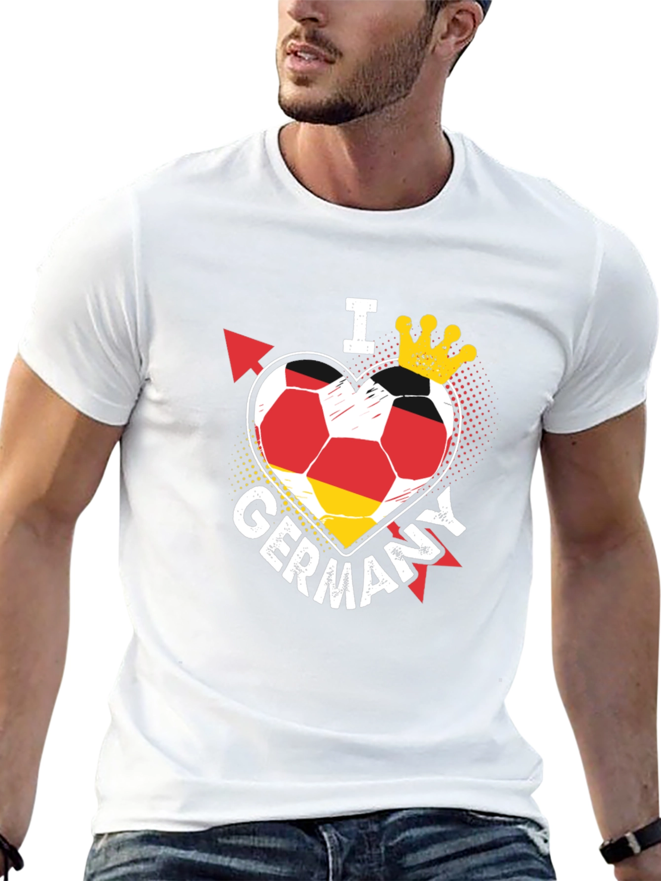 I Love Germany Soccer T-Shirt