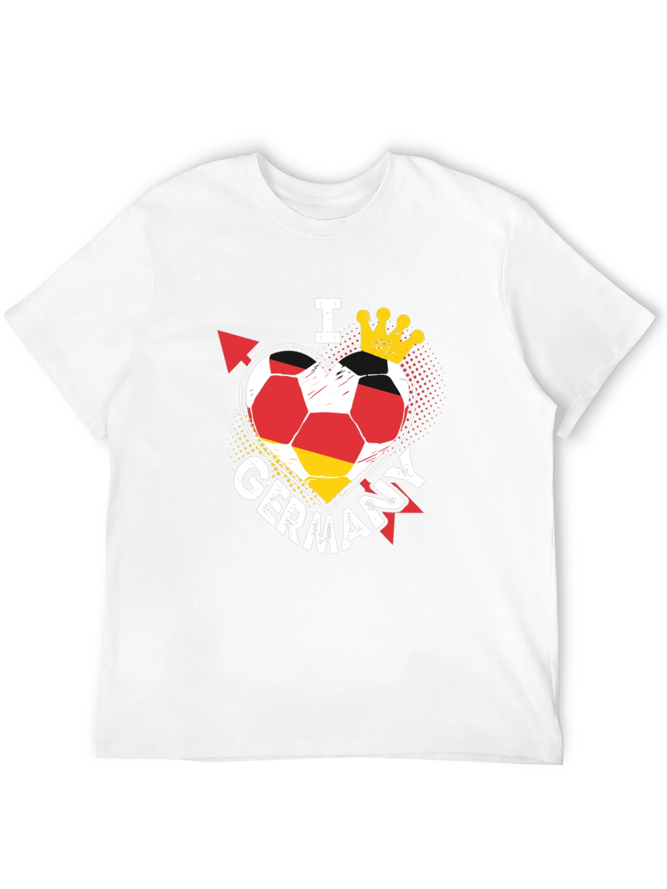 I Love Germany Soccer T-Shirt