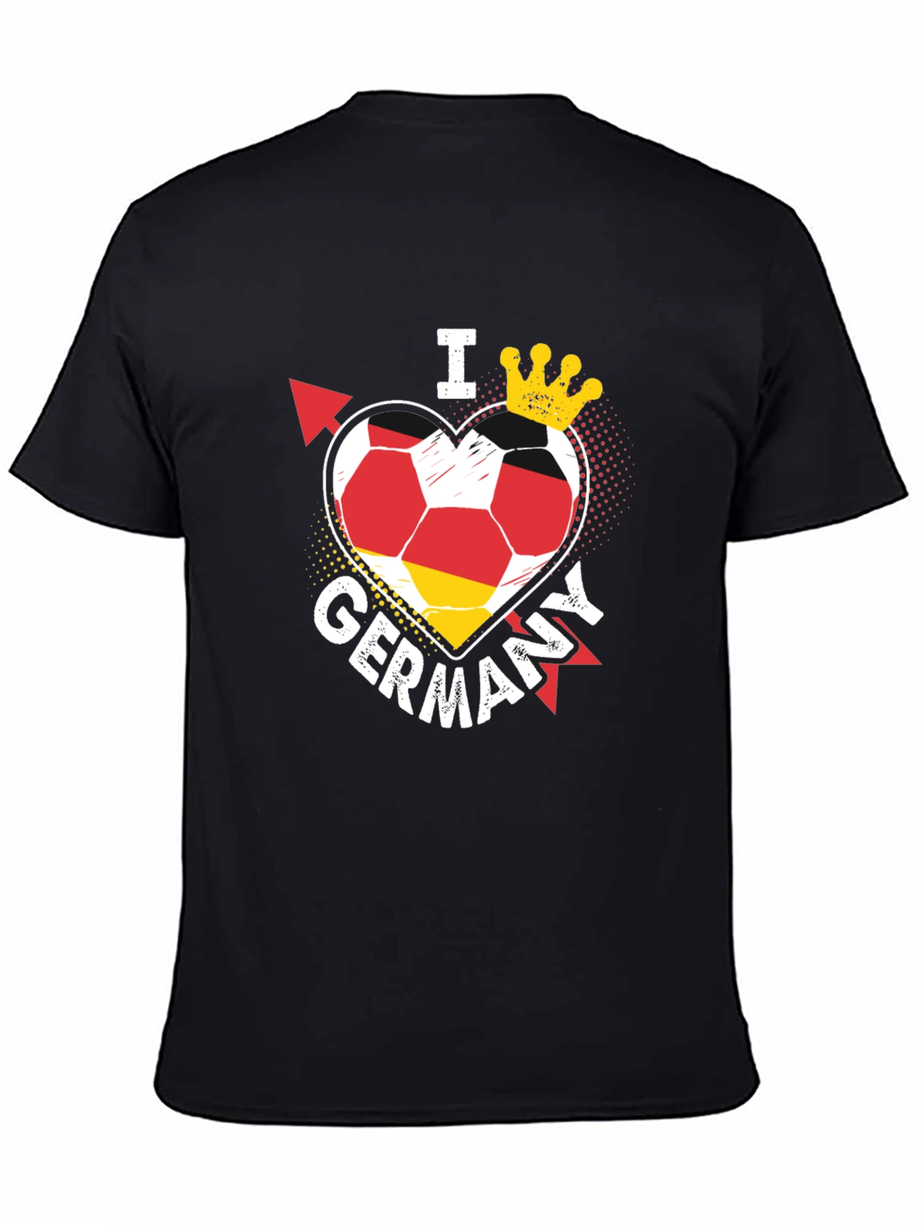 I Love Germany Soccer T-Shirt