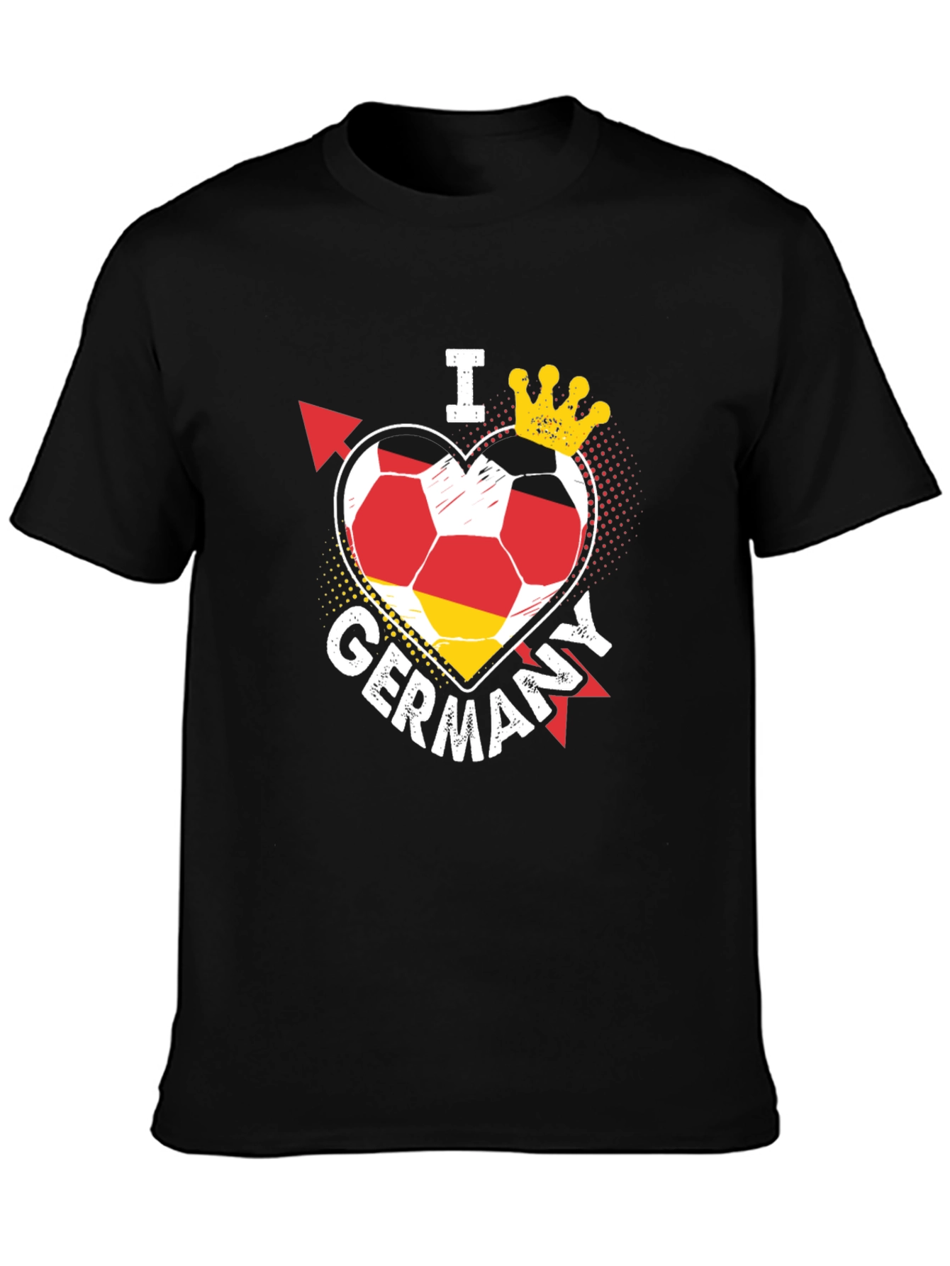 I Love Germany Soccer T-Shirt