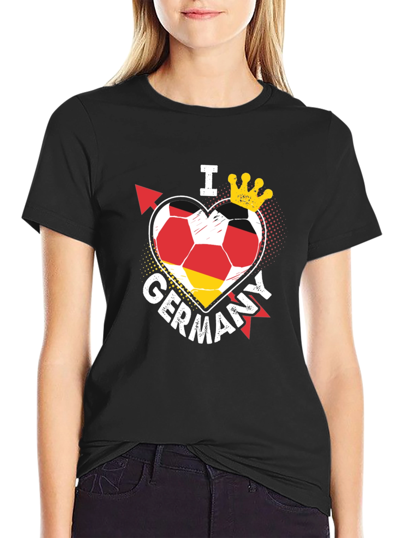 I Love Germany Soccer T-Shirt