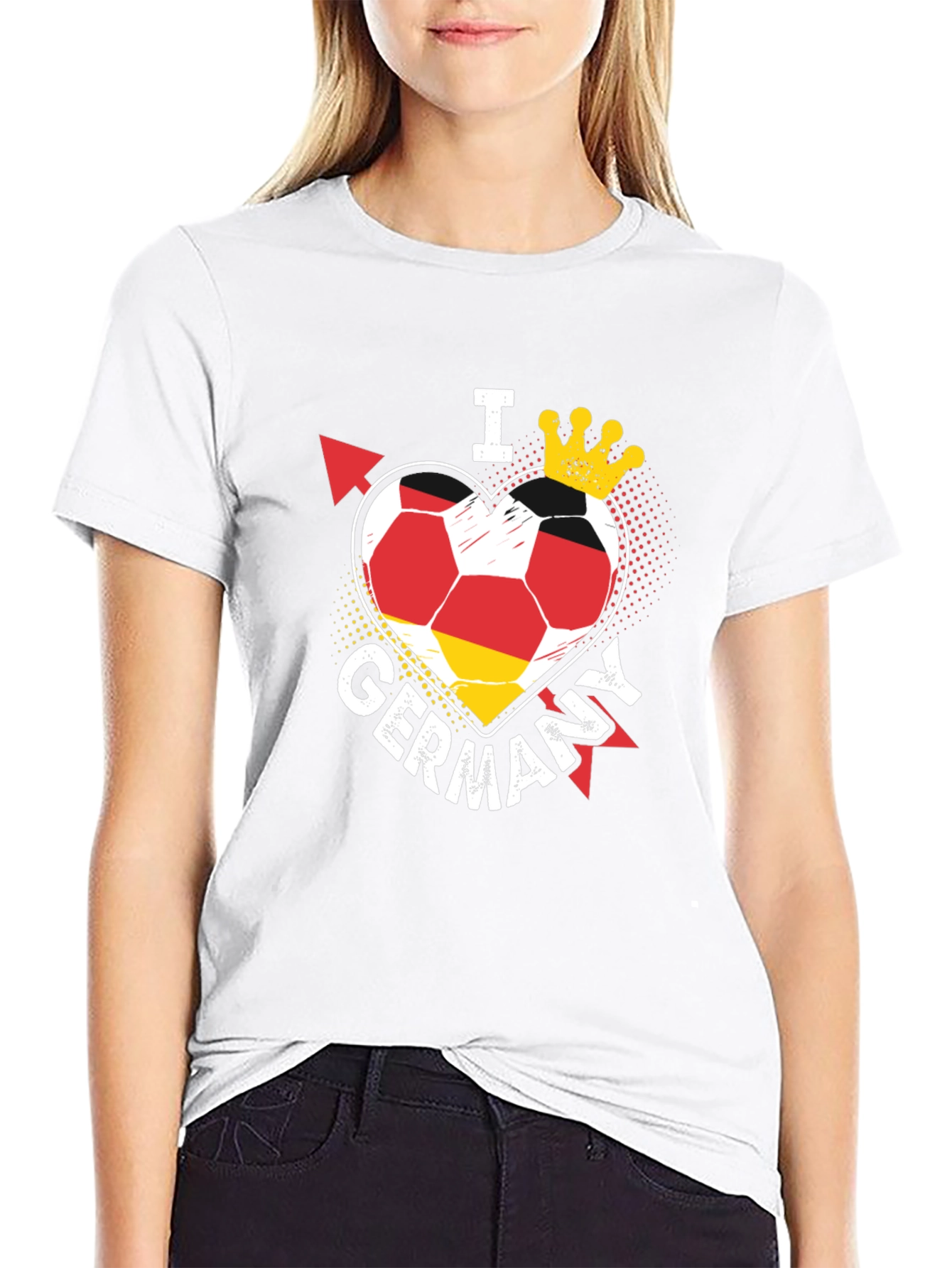 I Love Germany Soccer T-Shirt