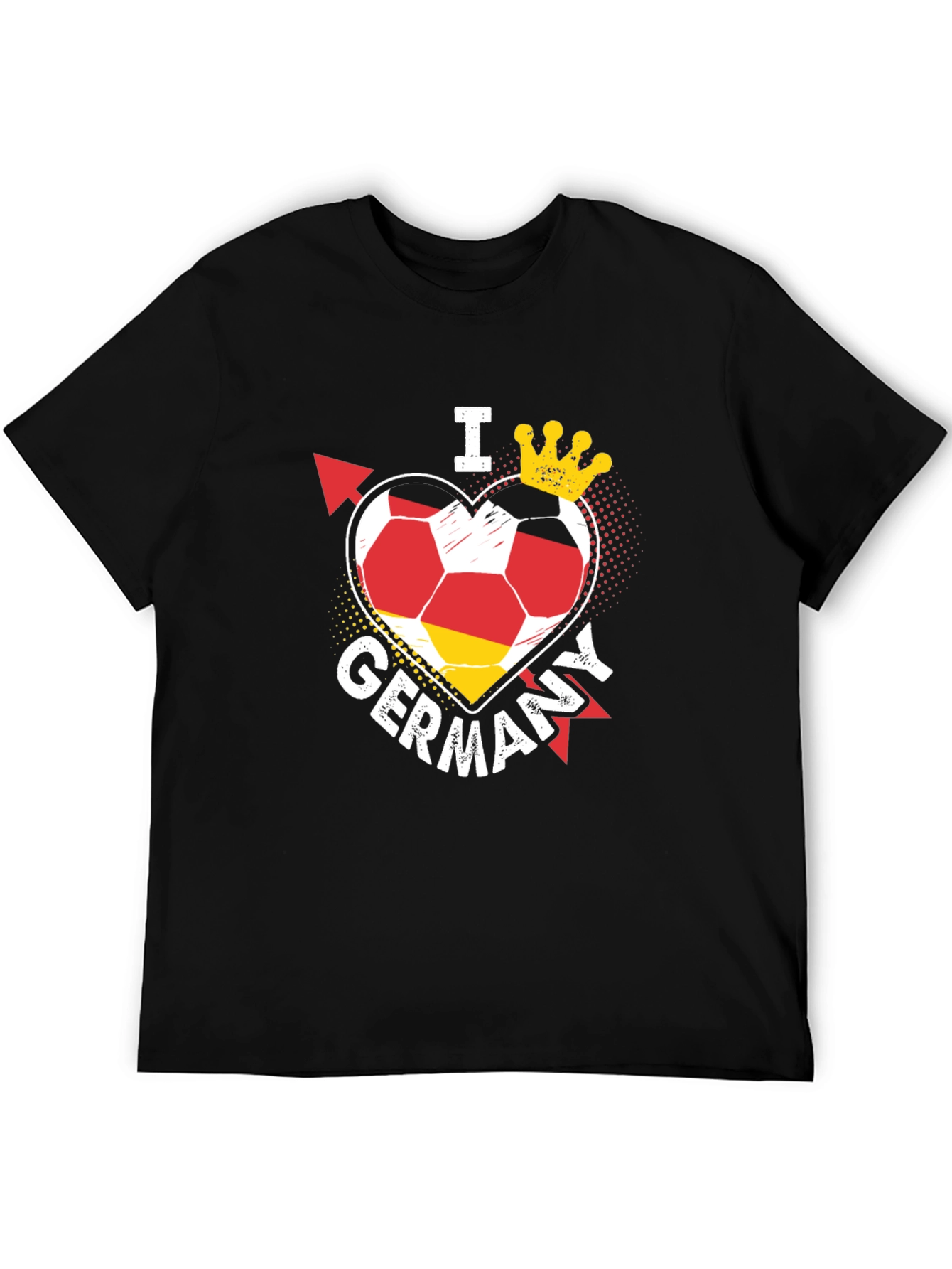 I Love Germany Soccer T-Shirt