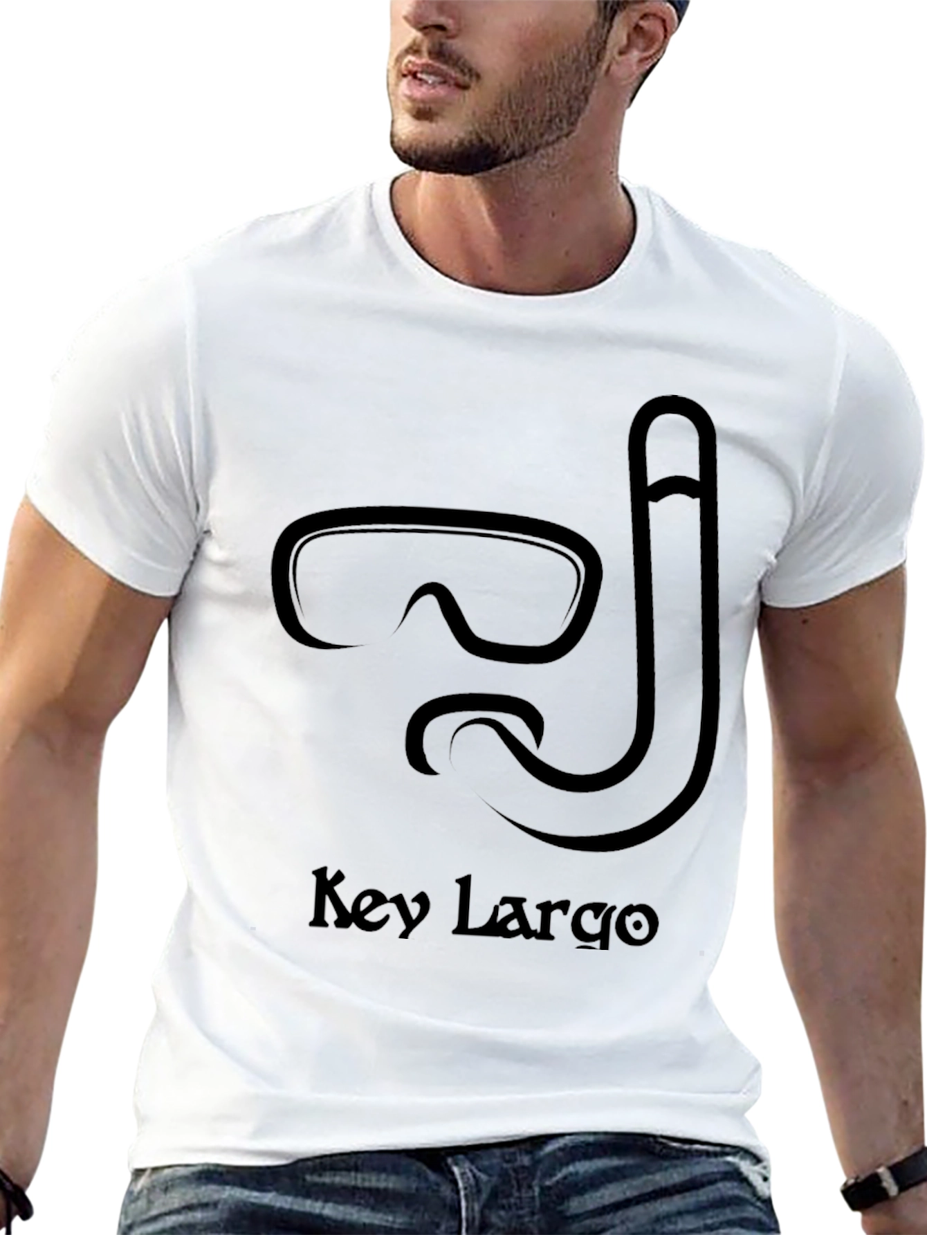 Key Largo Snorkel T-Shirt - Black