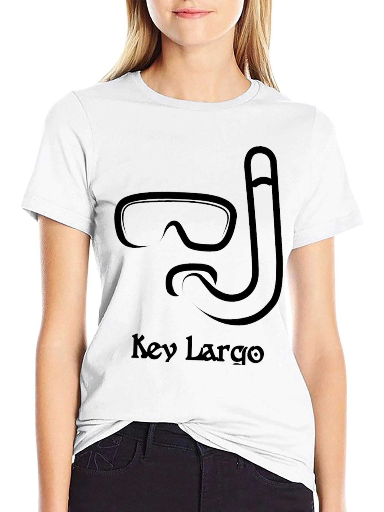 Key Largo Snorkel T-Shirt - Black