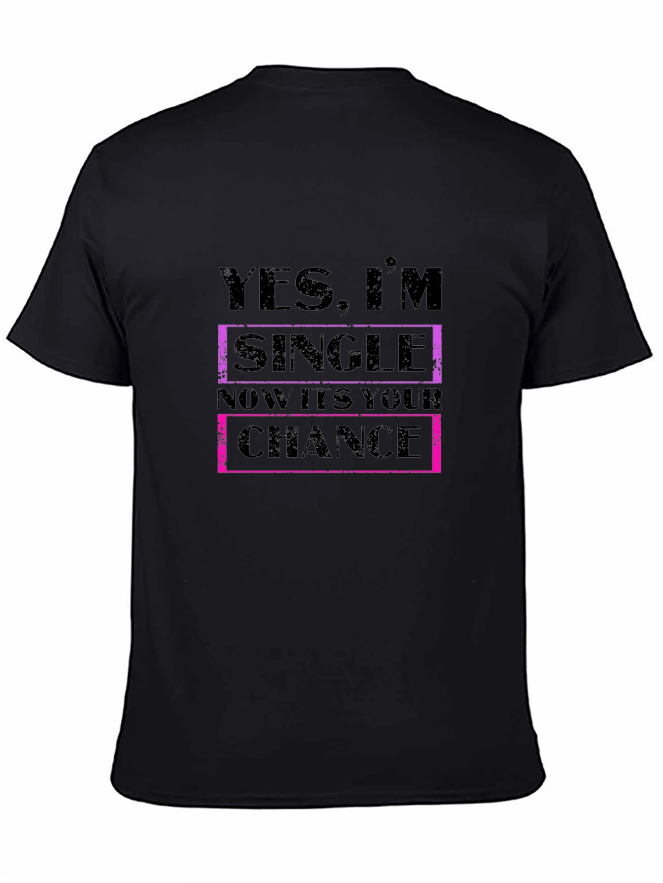 Single & Ready T-Shirt - Black Novelty Tee