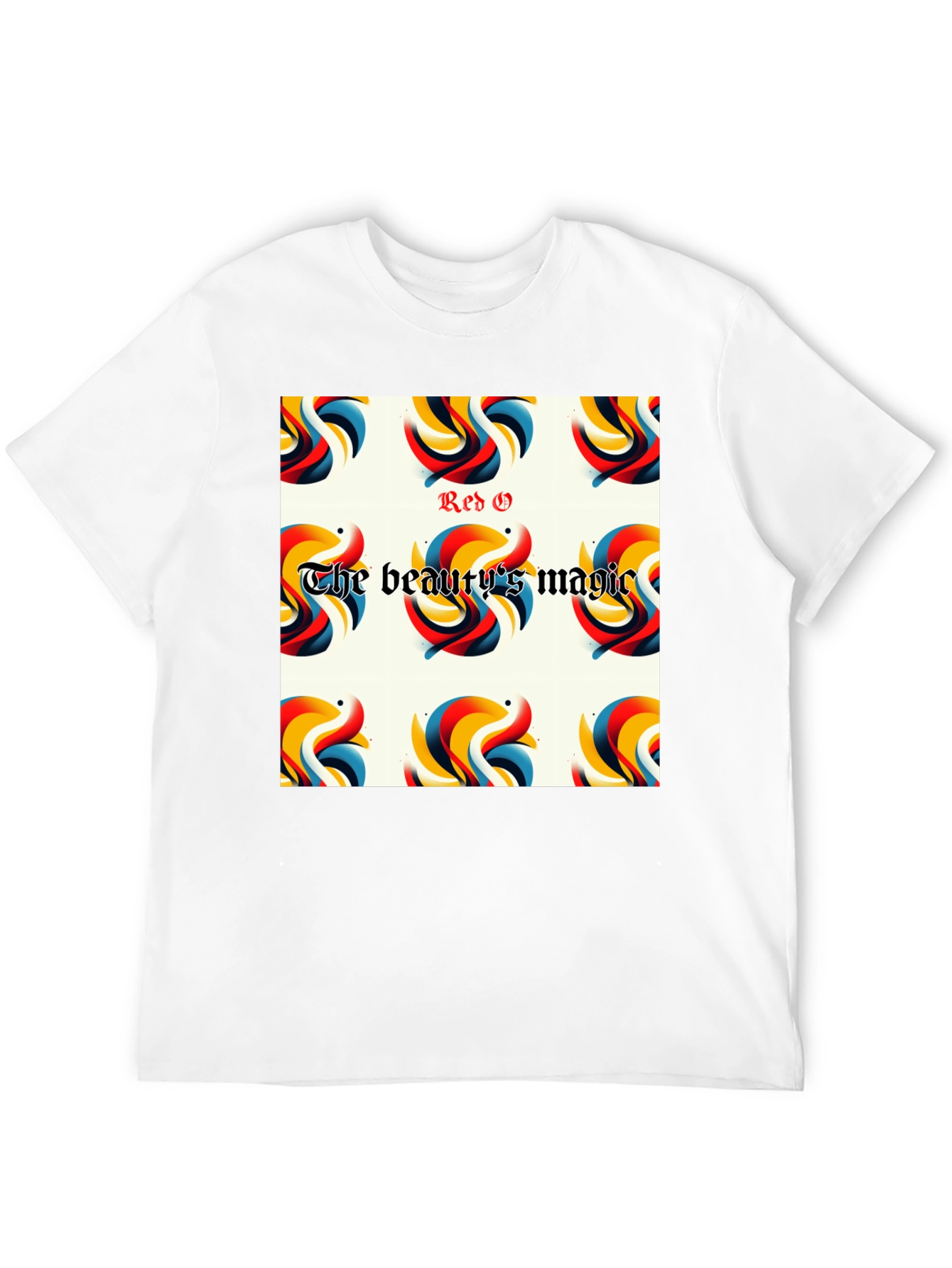 Red G The Beautys Magic Black T-Shirt