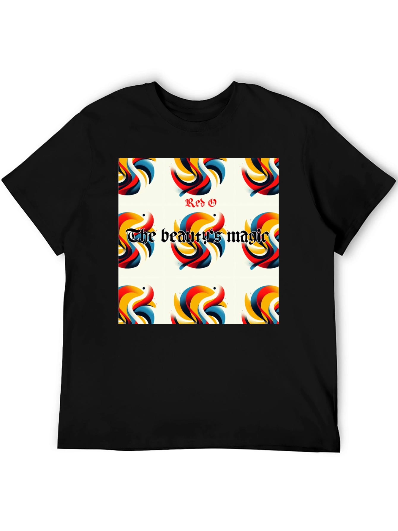 Red G The Beautys Magic Black T-Shirt