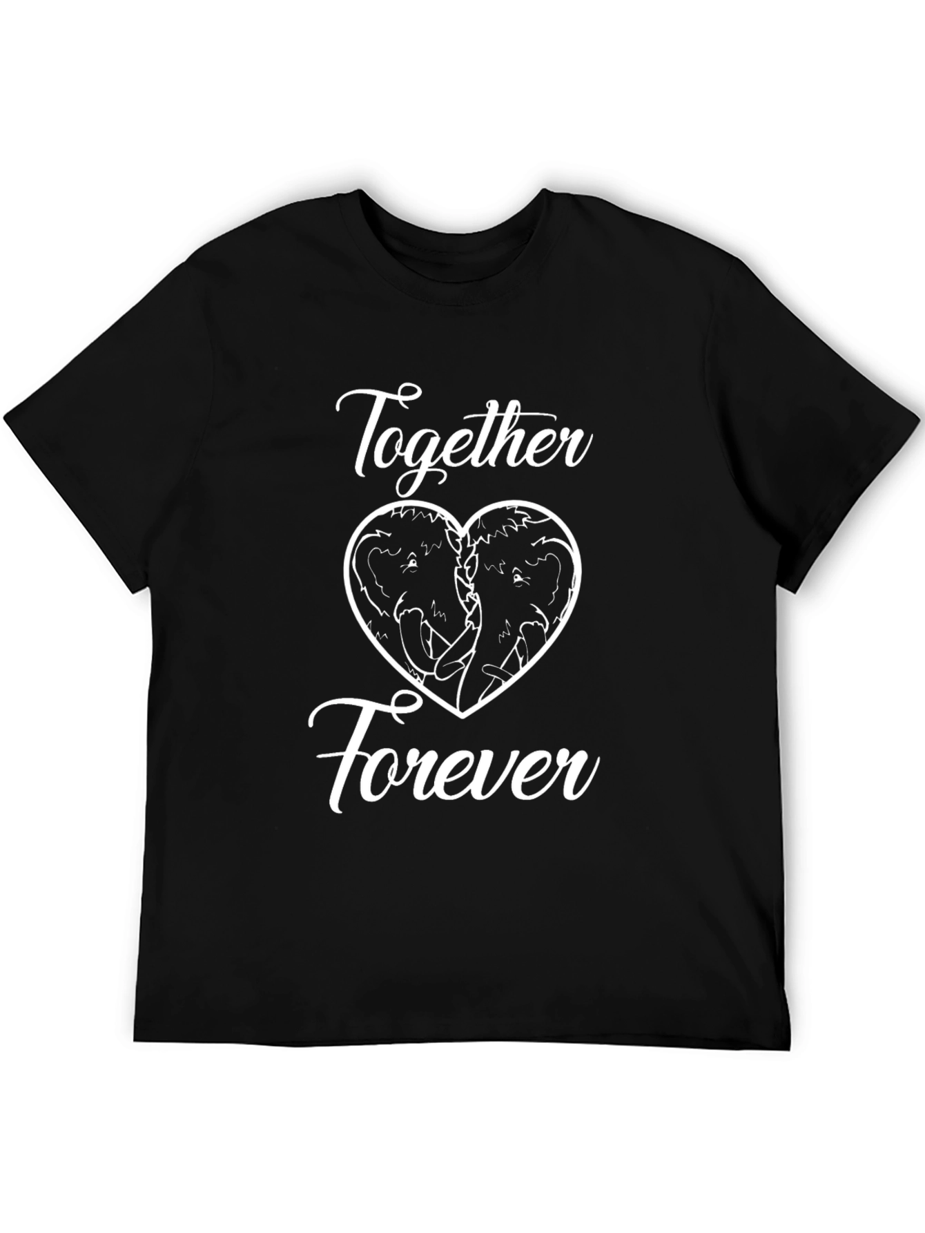 Together Forever Elephant Heart Graphic Tee