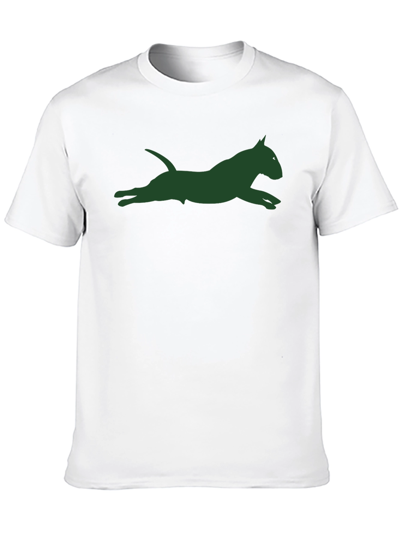 Dog Silhouette Graphic Tee - Unisex Black T-Shirt