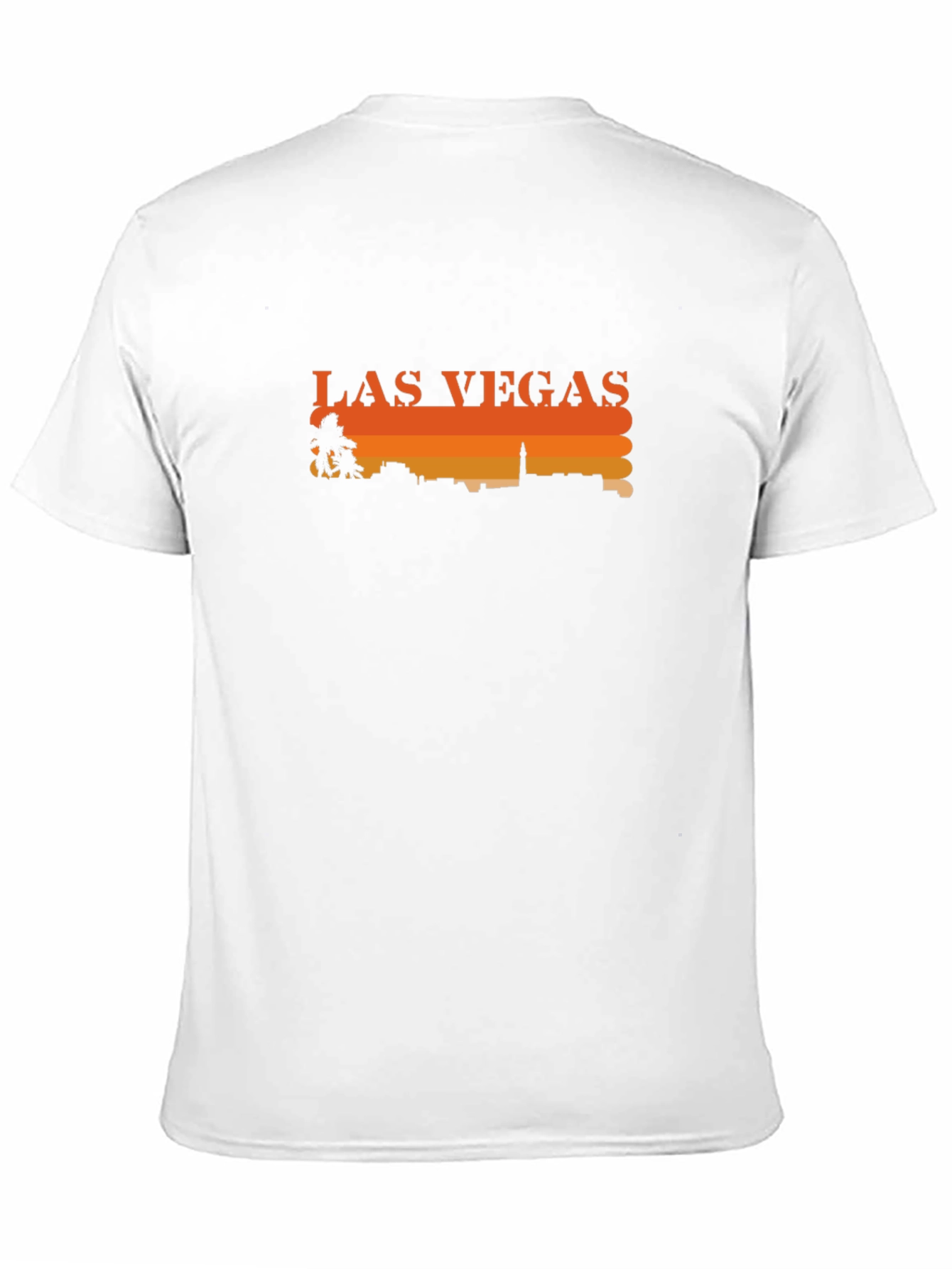 Las Vegas Skyline Graphic Tee - Retro Style T-Shirt