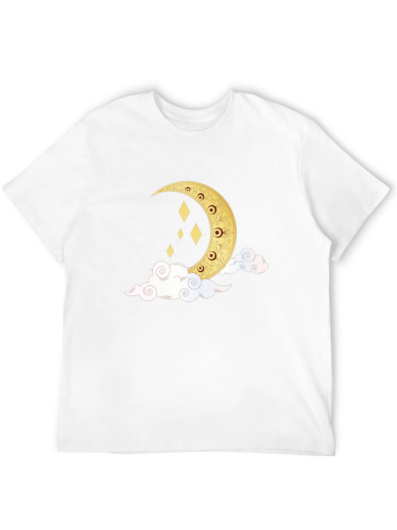 Crescent Moon & Clouds Graphic Tee