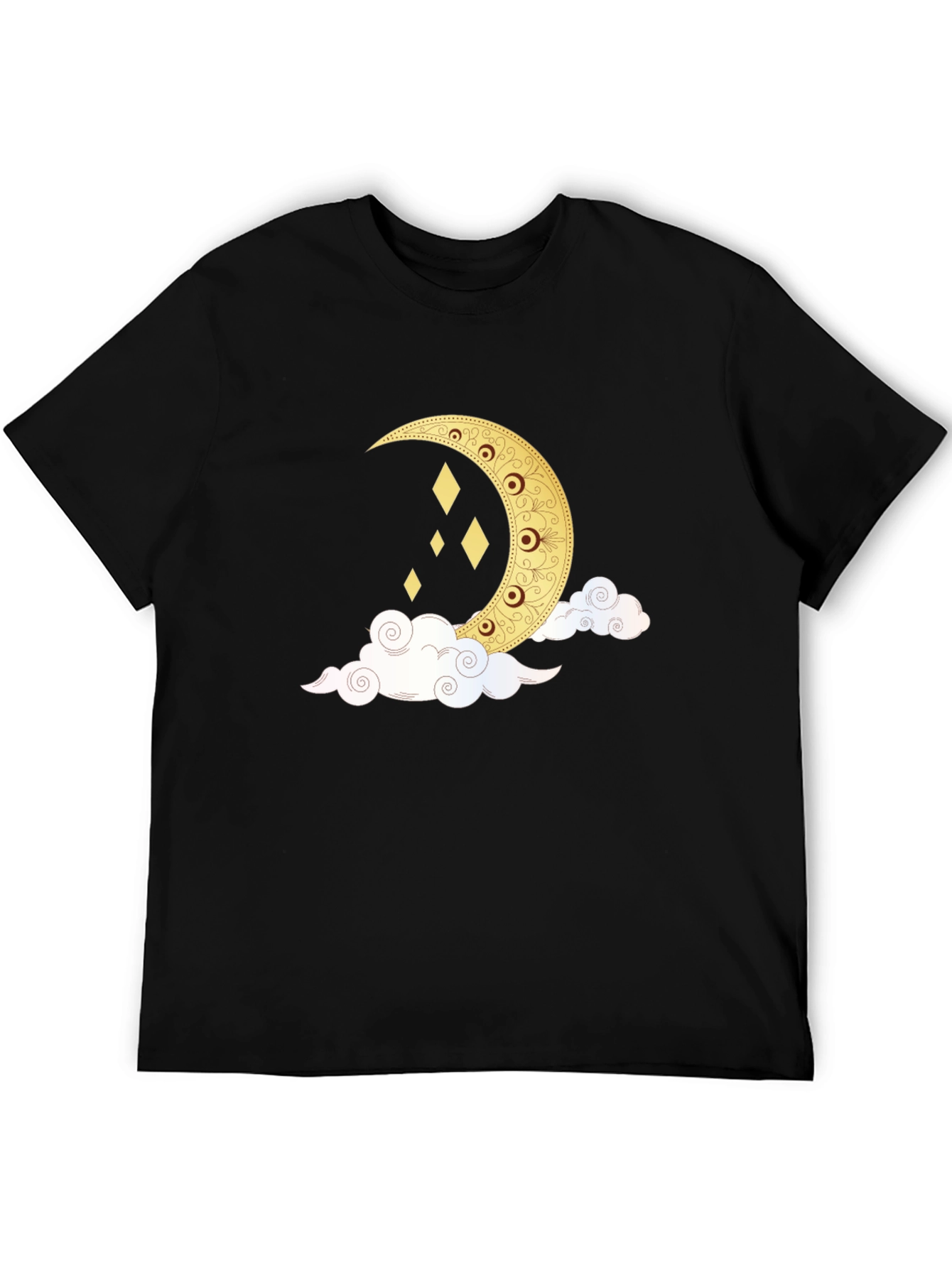 Crescent Moon & Clouds Graphic Tee