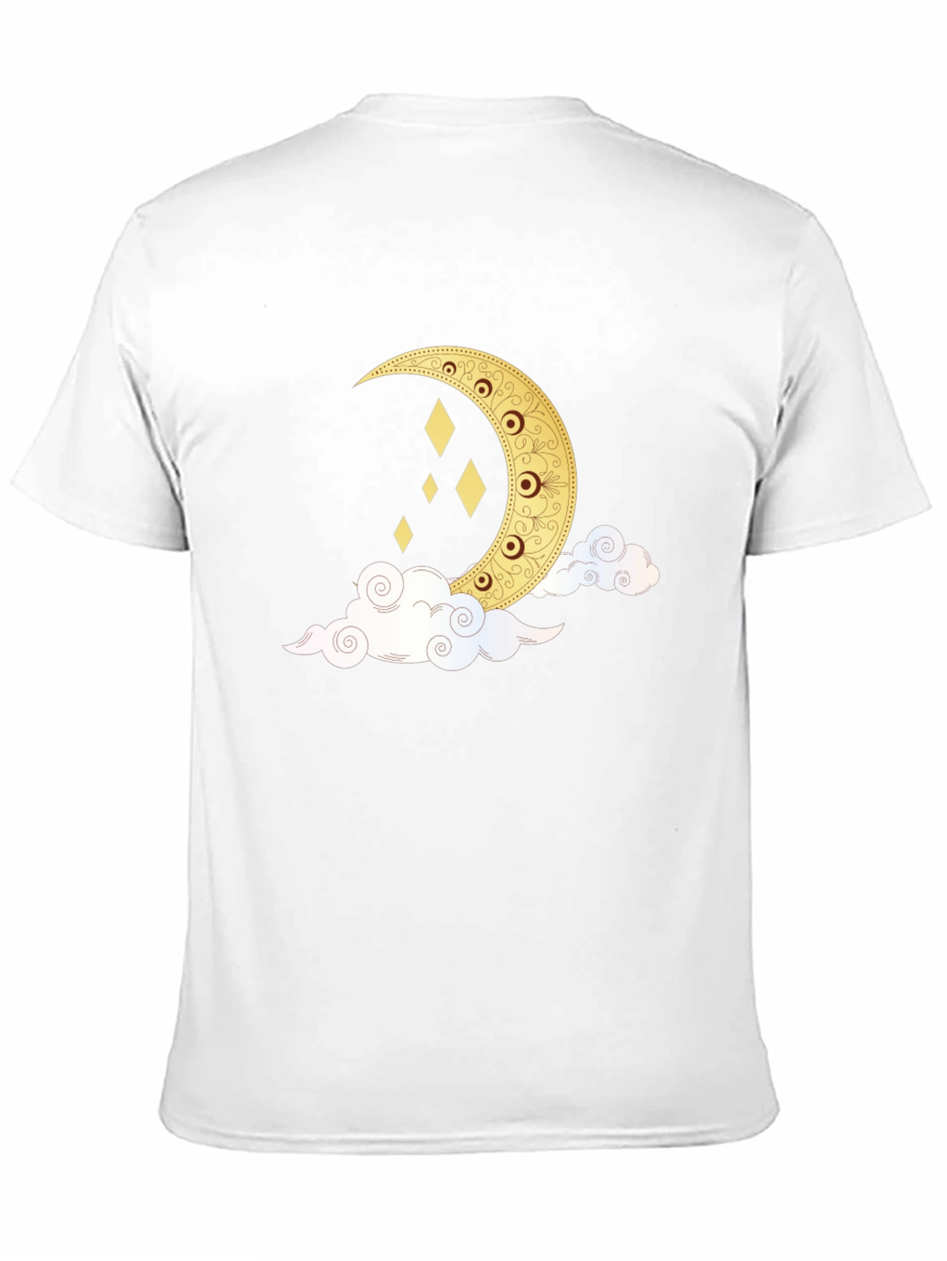 Crescent Moon & Clouds Graphic Tee