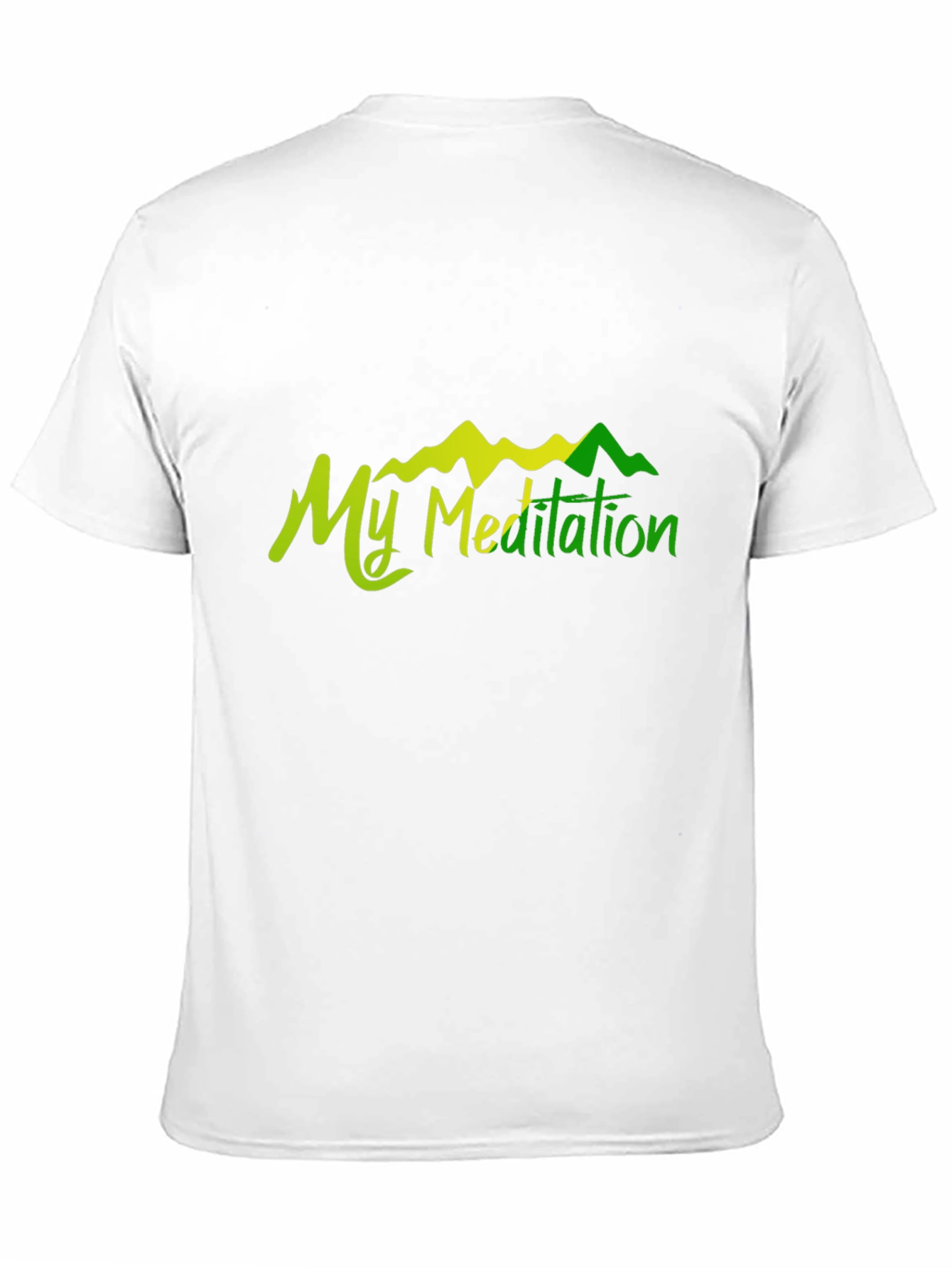 My Meditation Black Cotton T-Shirt