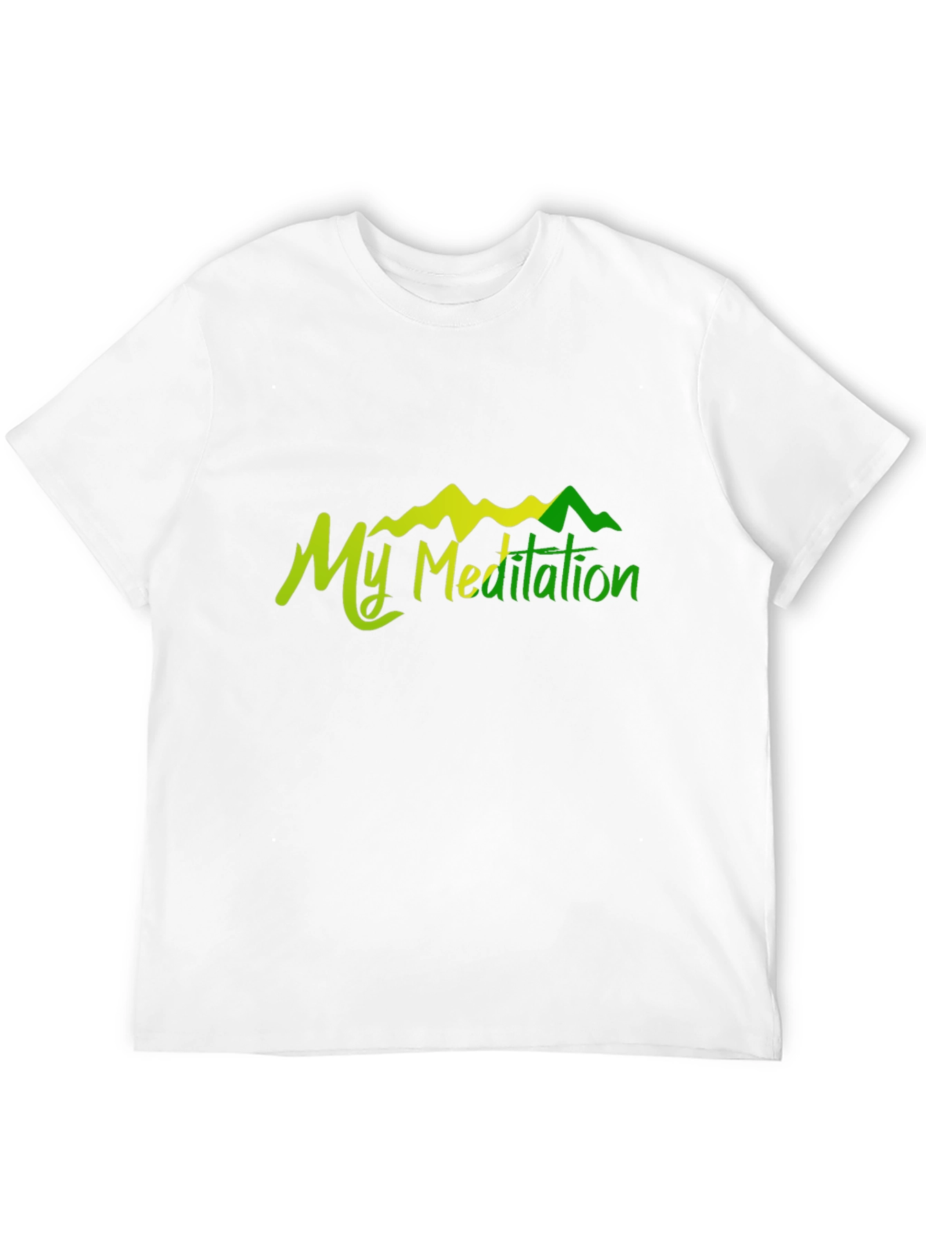 My Meditation Black Cotton T-Shirt