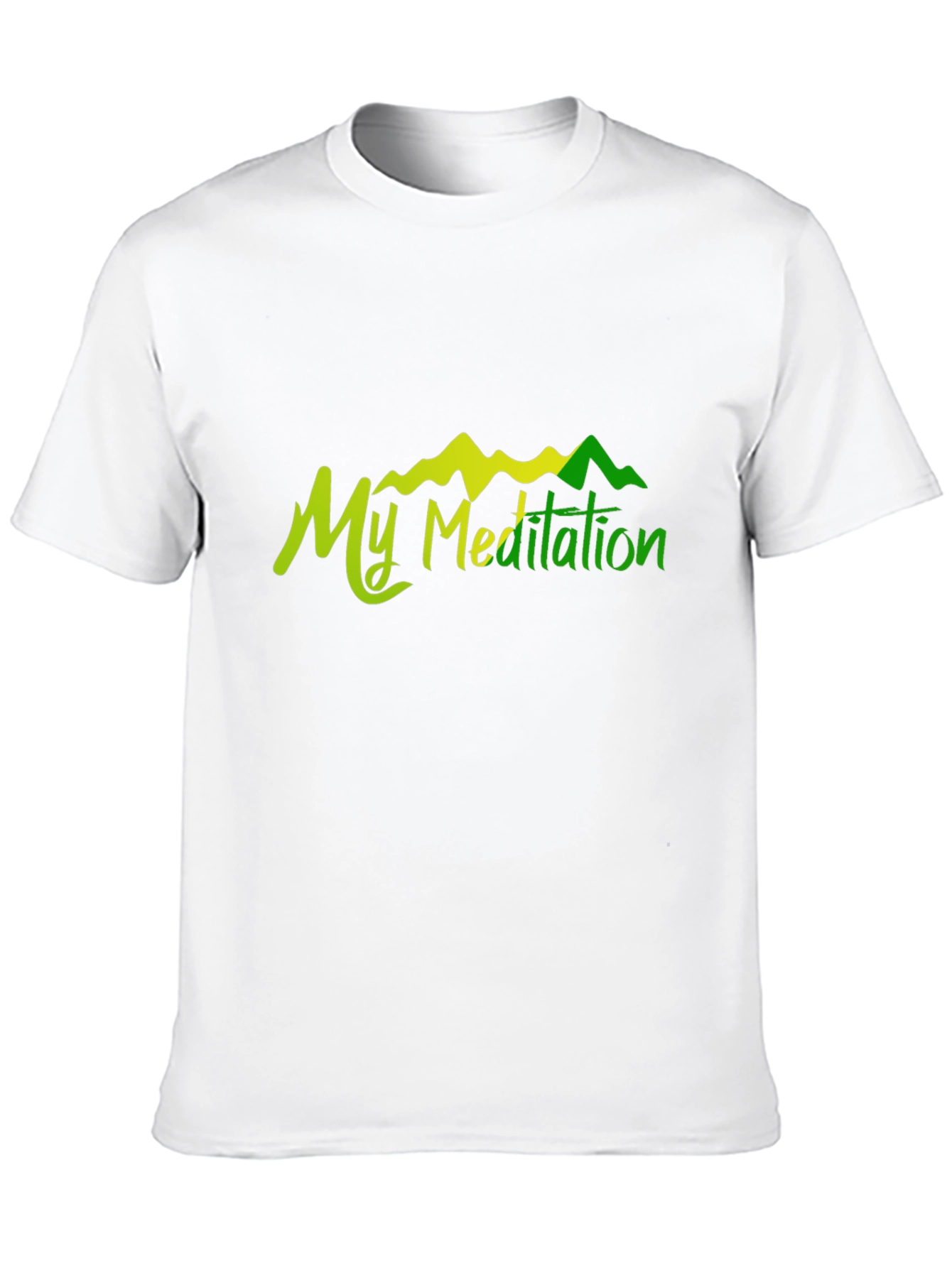 My Meditation Black Cotton T-Shirt