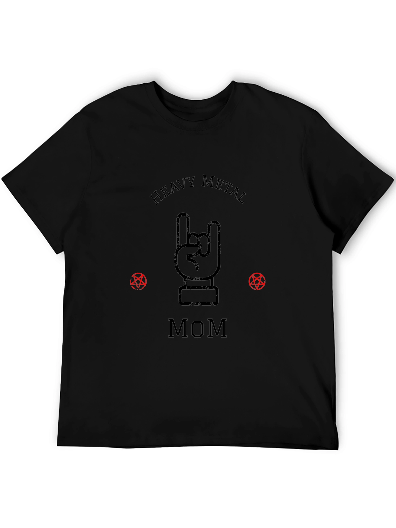 Heavy Metal Mom Graphic Tee - Rocker Style Shirt