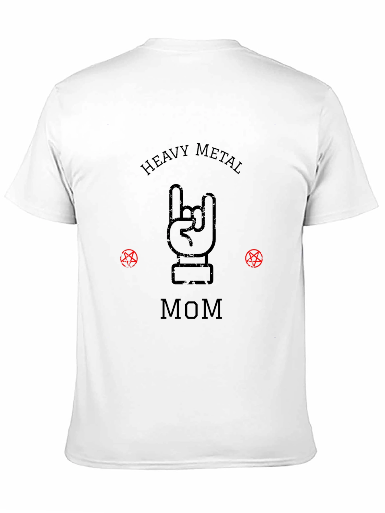 Heavy Metal Mom Graphic Tee - Rocker Style Shirt