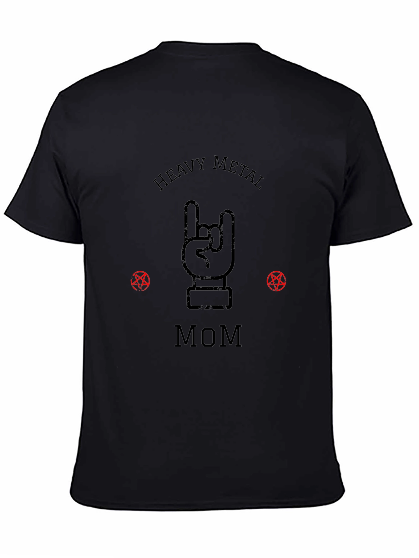 Heavy Metal Mom Graphic Tee - Rocker Style Shirt
