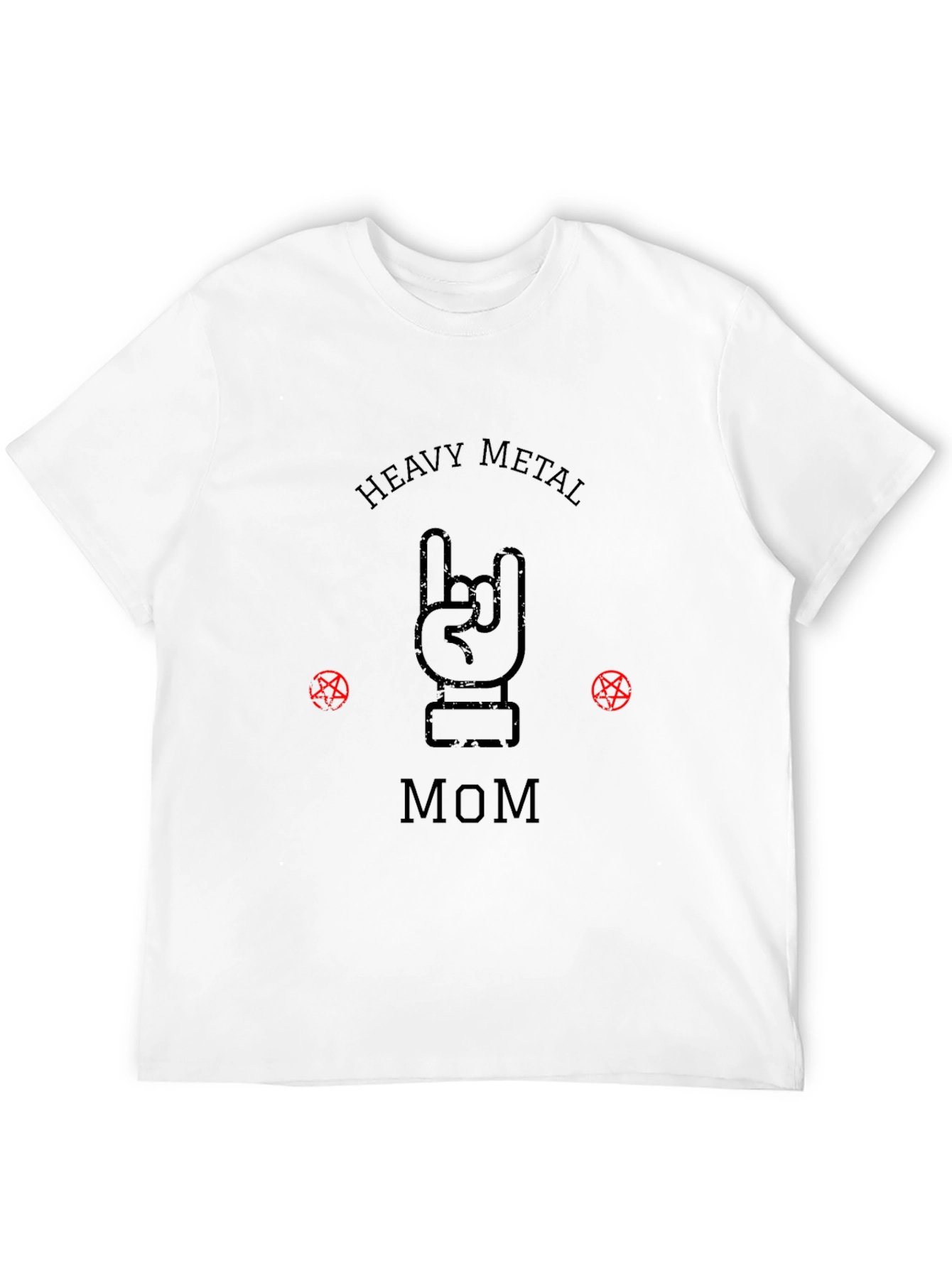 Heavy Metal Mom Graphic Tee - Rocker Style Shirt