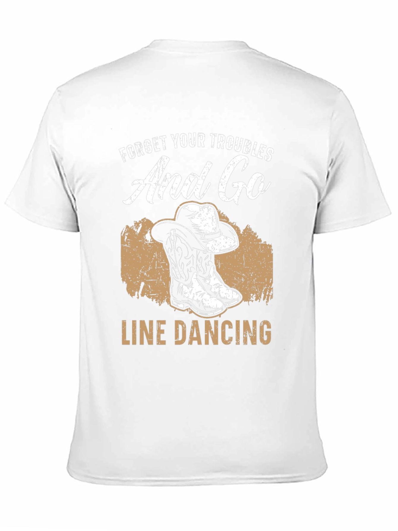 Line Dancing Graphic Tee - Country Western Style