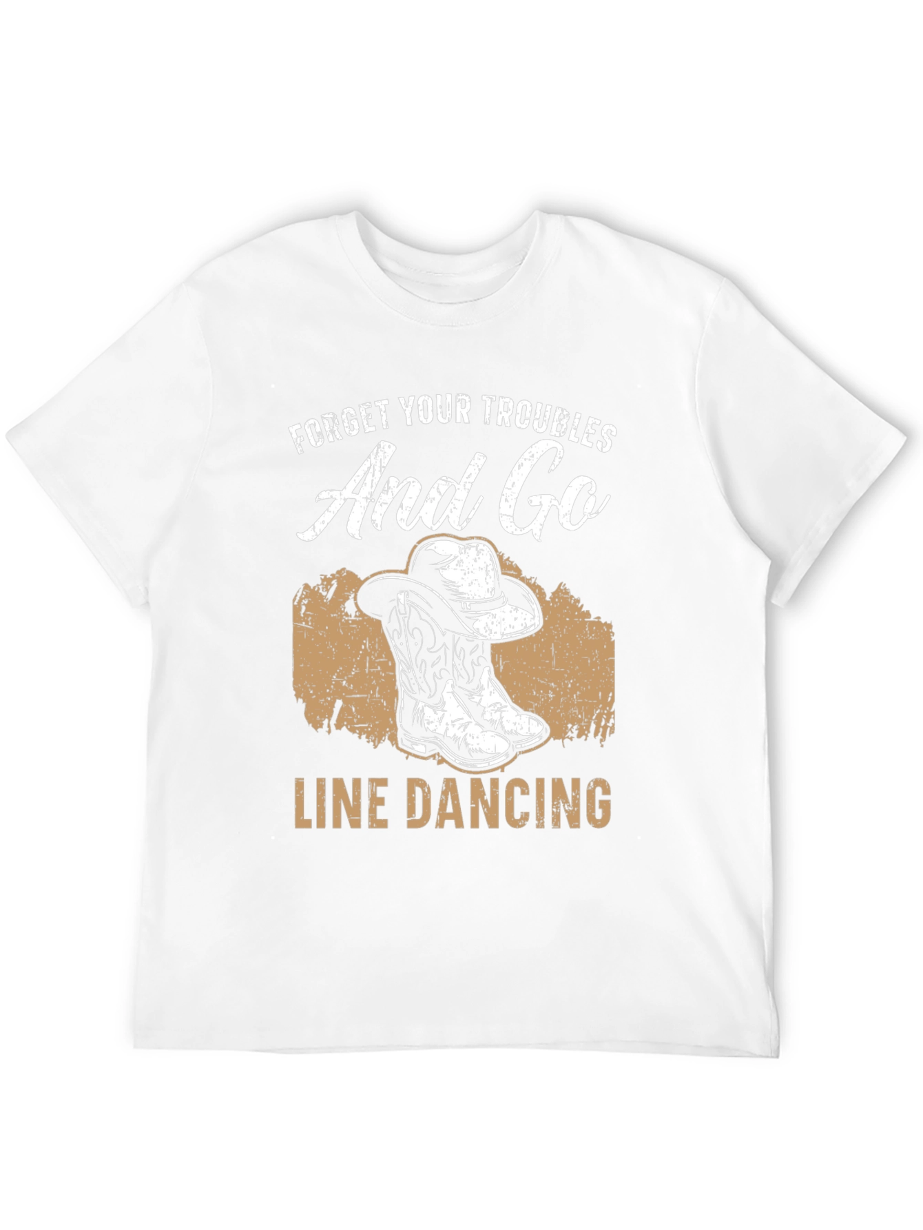Line Dancing Graphic Tee - Country Western Style