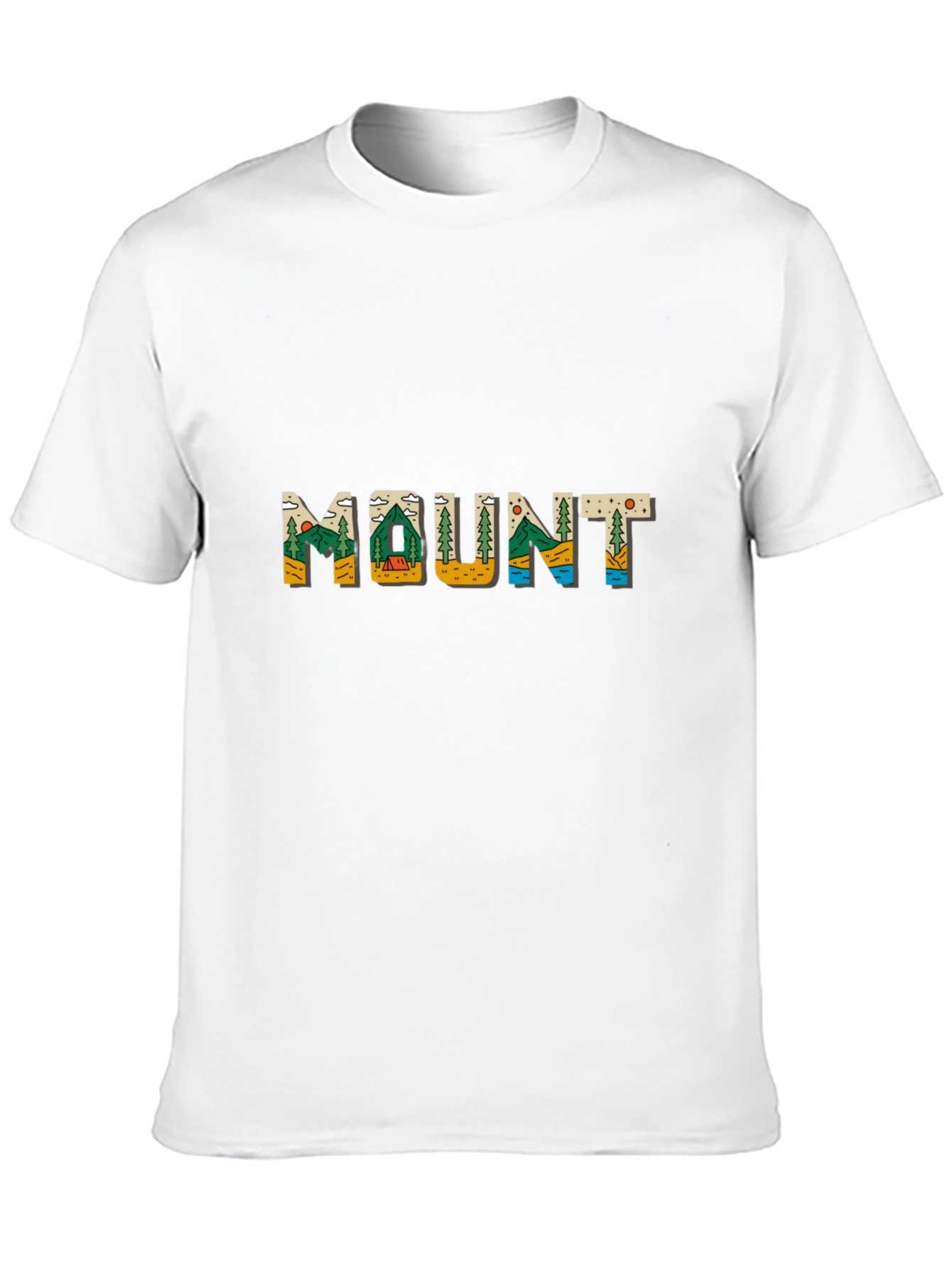 Mount Graphic Tee - Nature Inspired Black T-Shirt