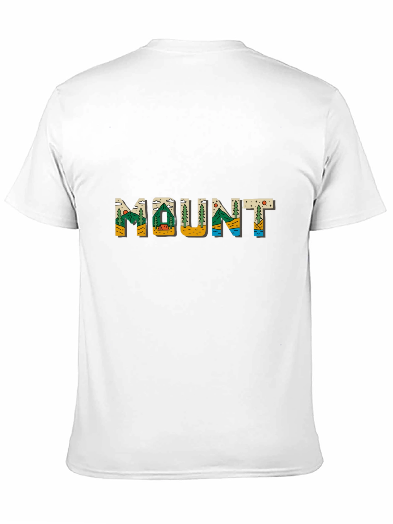 Mount Graphic Tee - Nature Inspired Black T-Shirt