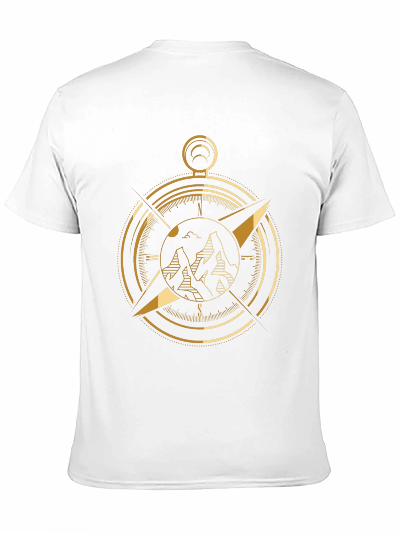 Golden Compass Graphic Black T-Shirt