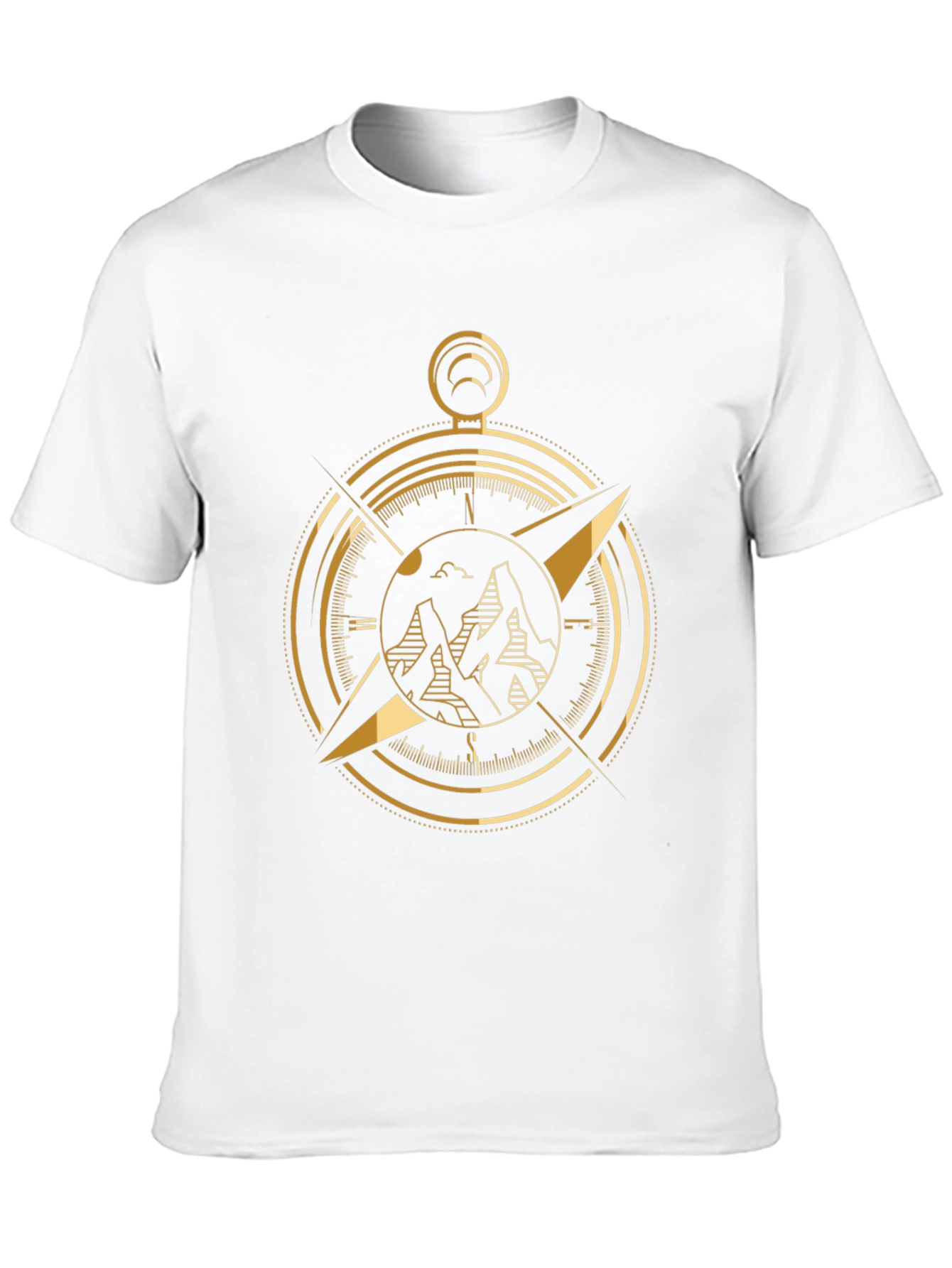 Golden Compass Graphic Black T-Shirt