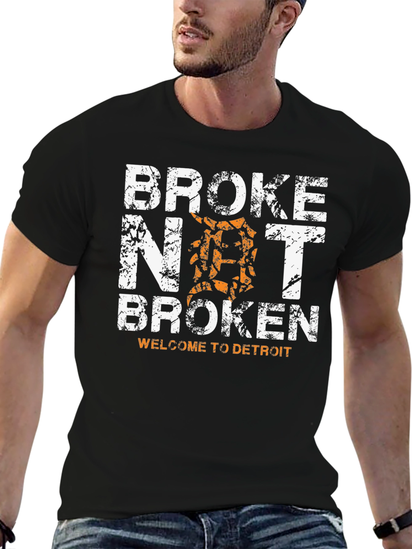 Broke Not Broken Detroit T-Shirt