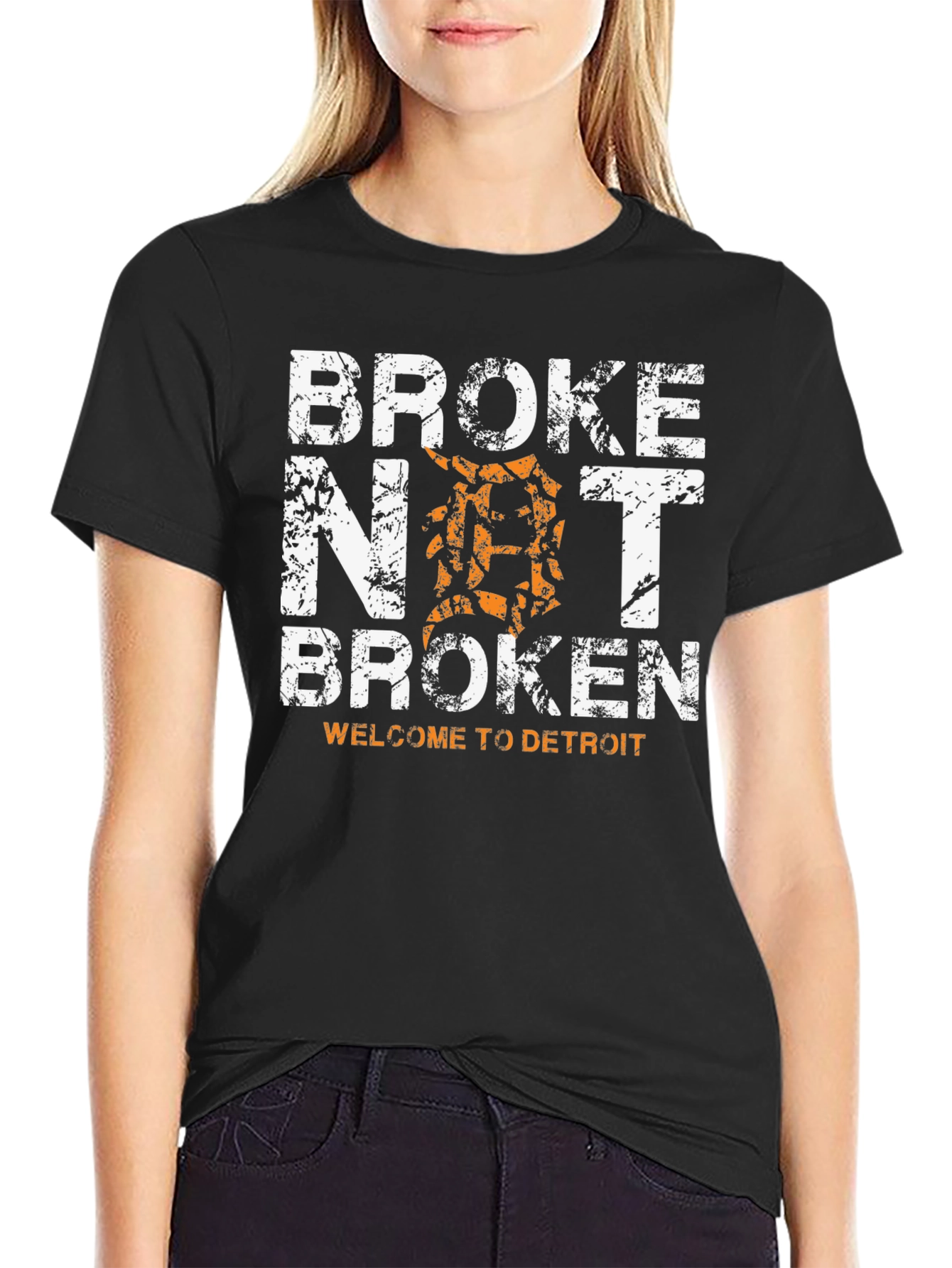 Broke Not Broken Detroit T-Shirt