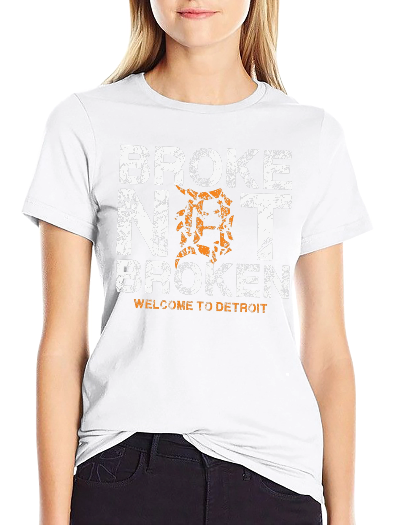 Broke Not Broken Detroit T-Shirt