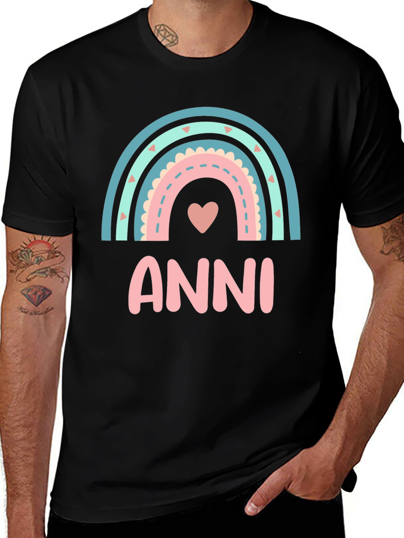 Rainbow Anni T-Shirt - Cute Birthday Gift