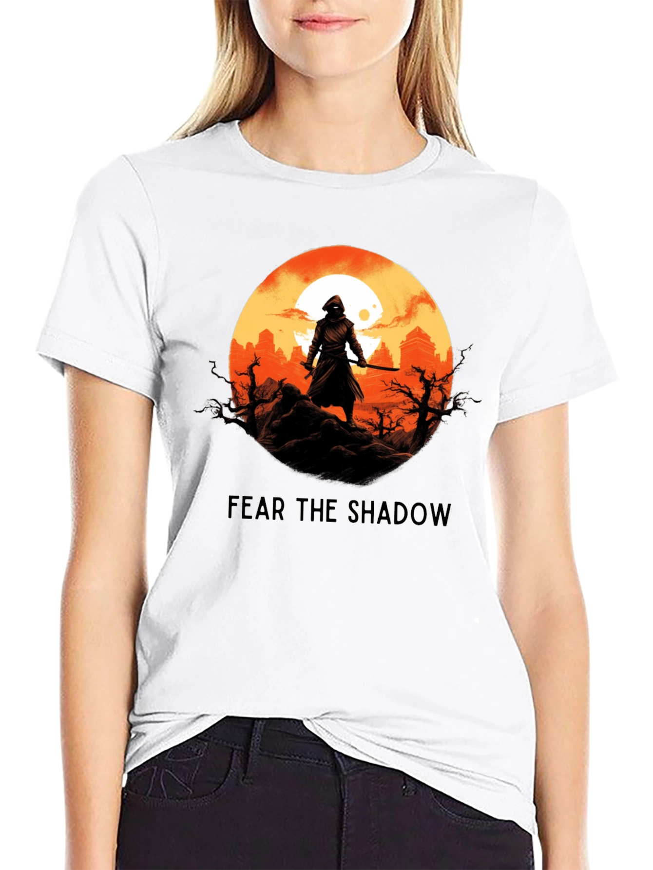 Fear the Shadow Ninja Graphic T-Shirt