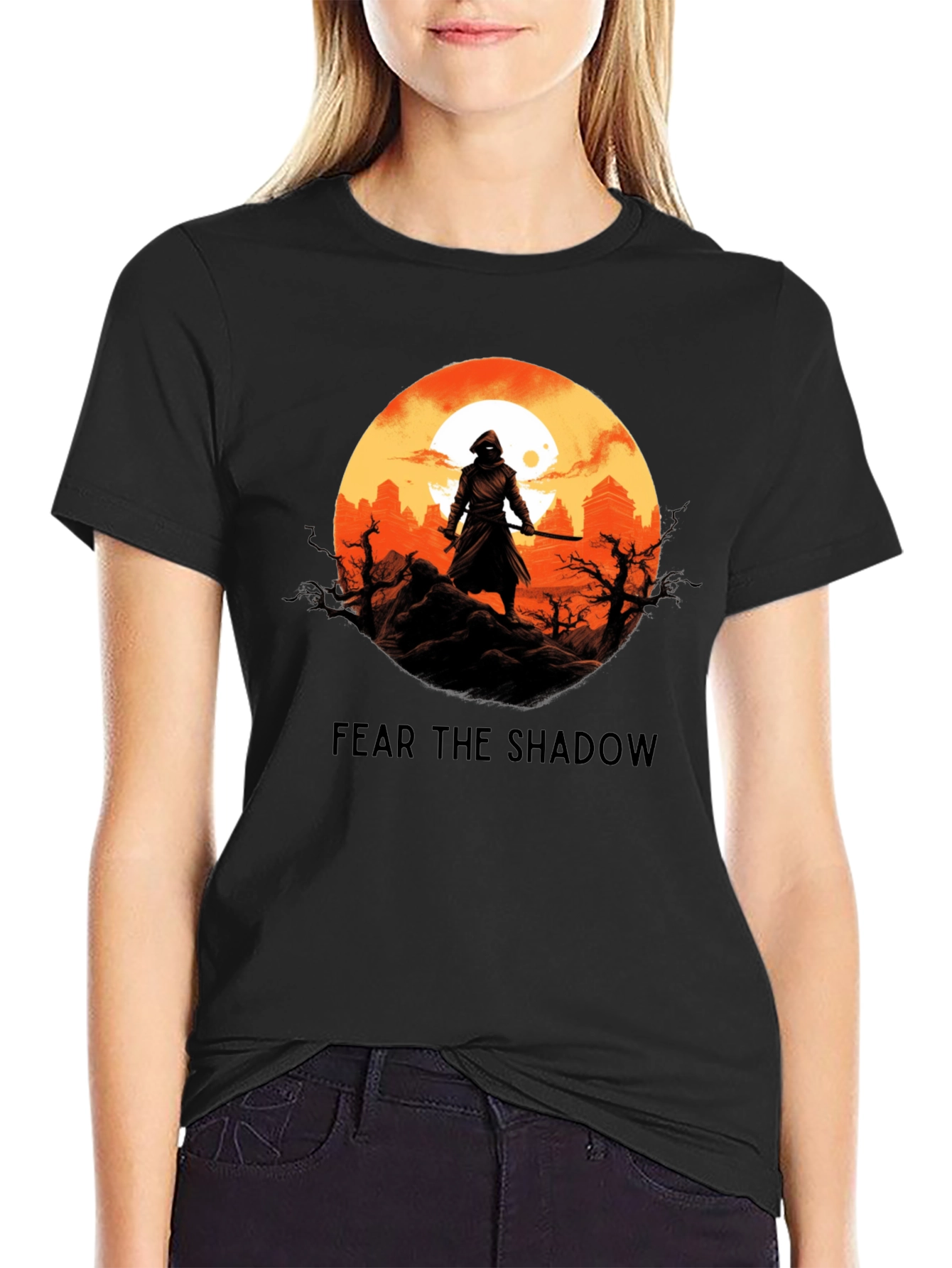 Fear the Shadow Ninja Graphic T-Shirt