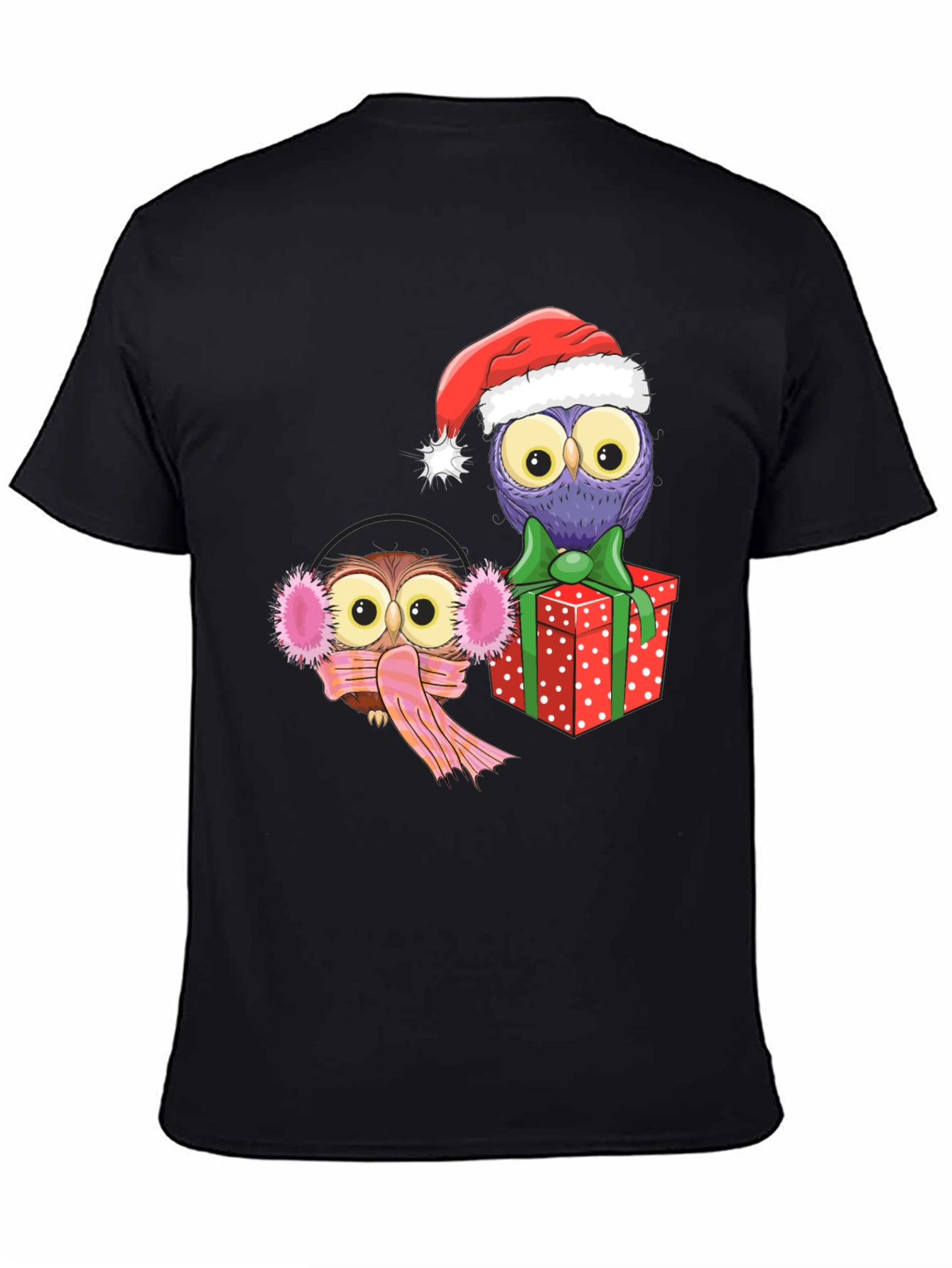 Festive Owl Graphic Tee