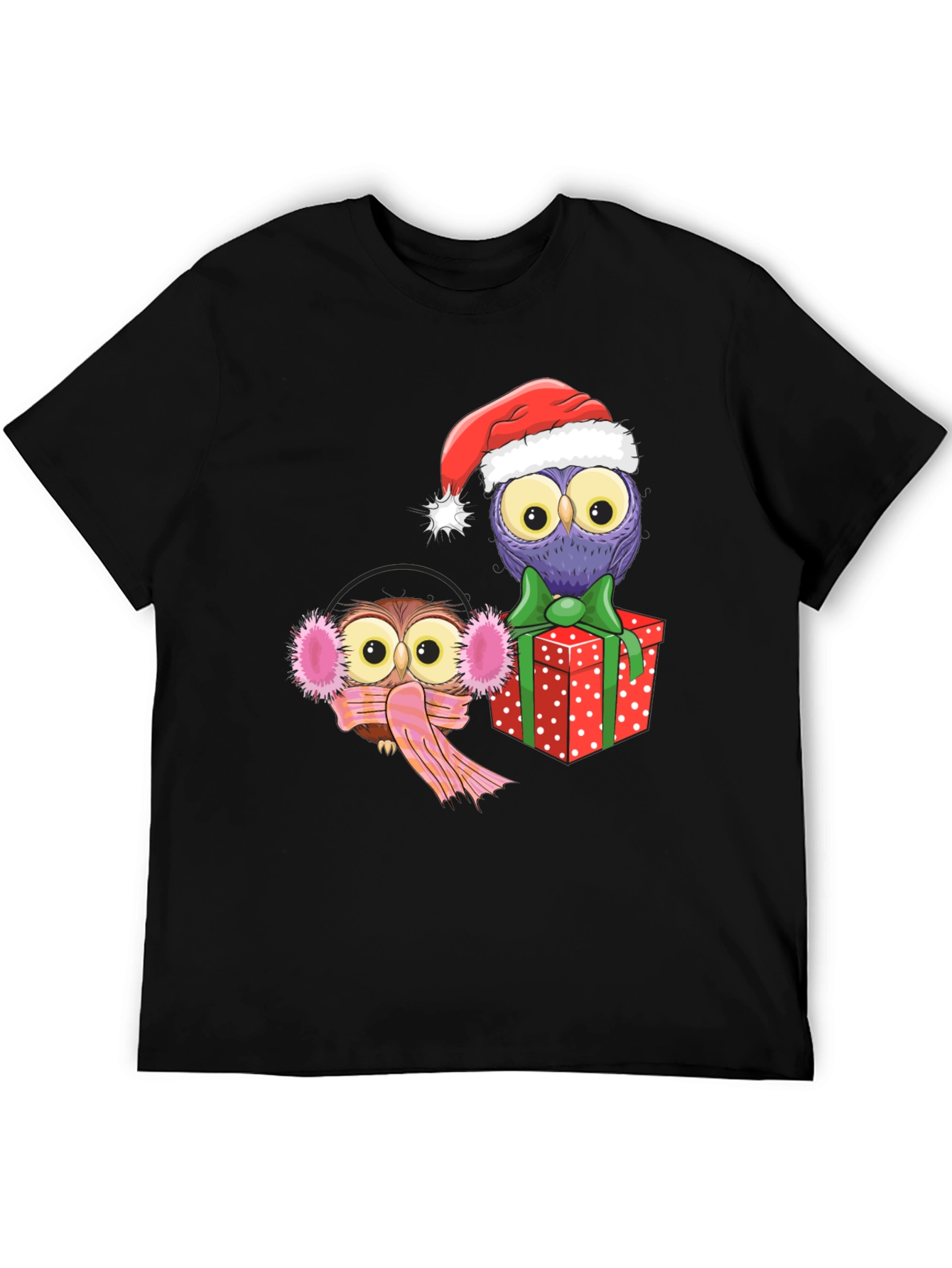 Festive Owl Graphic Tee