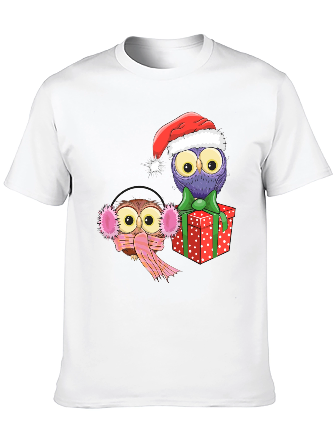Festive Owl Graphic Tee