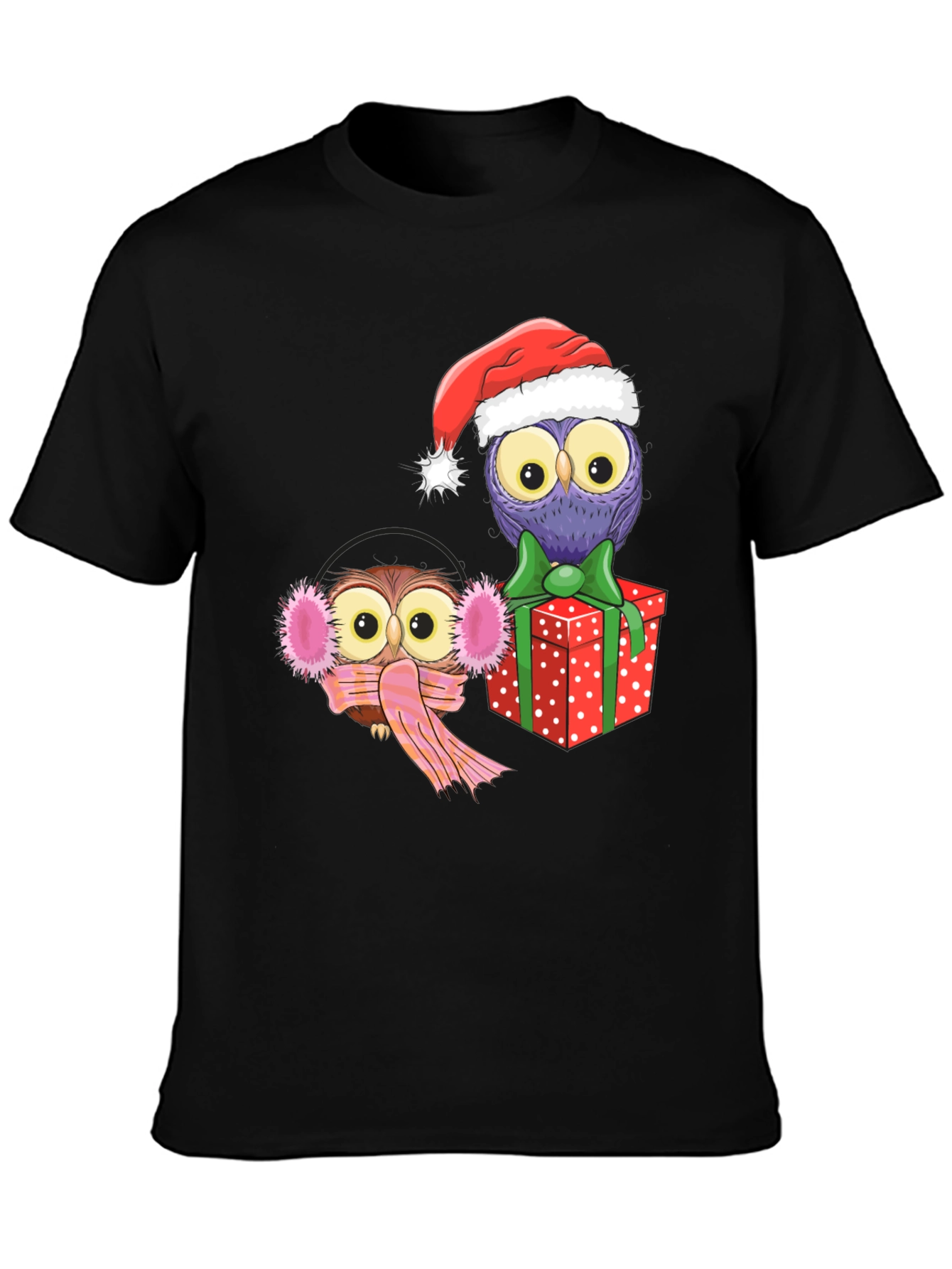 Festive Owl Graphic Tee