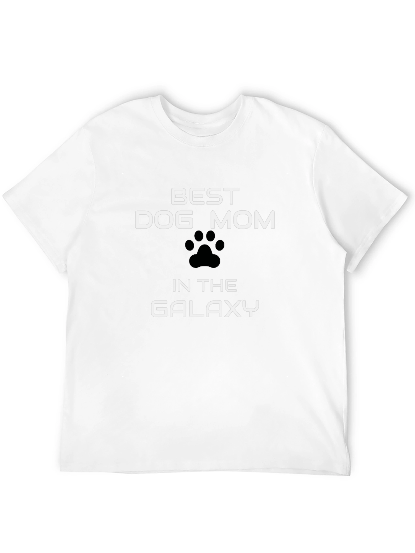 Best Dog Mom Galaxy Black T-Shirt