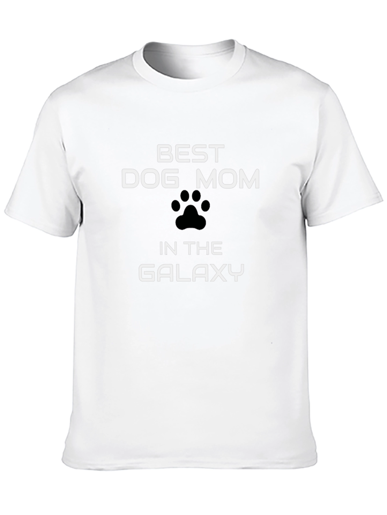 Best Dog Mom Galaxy Black T-Shirt