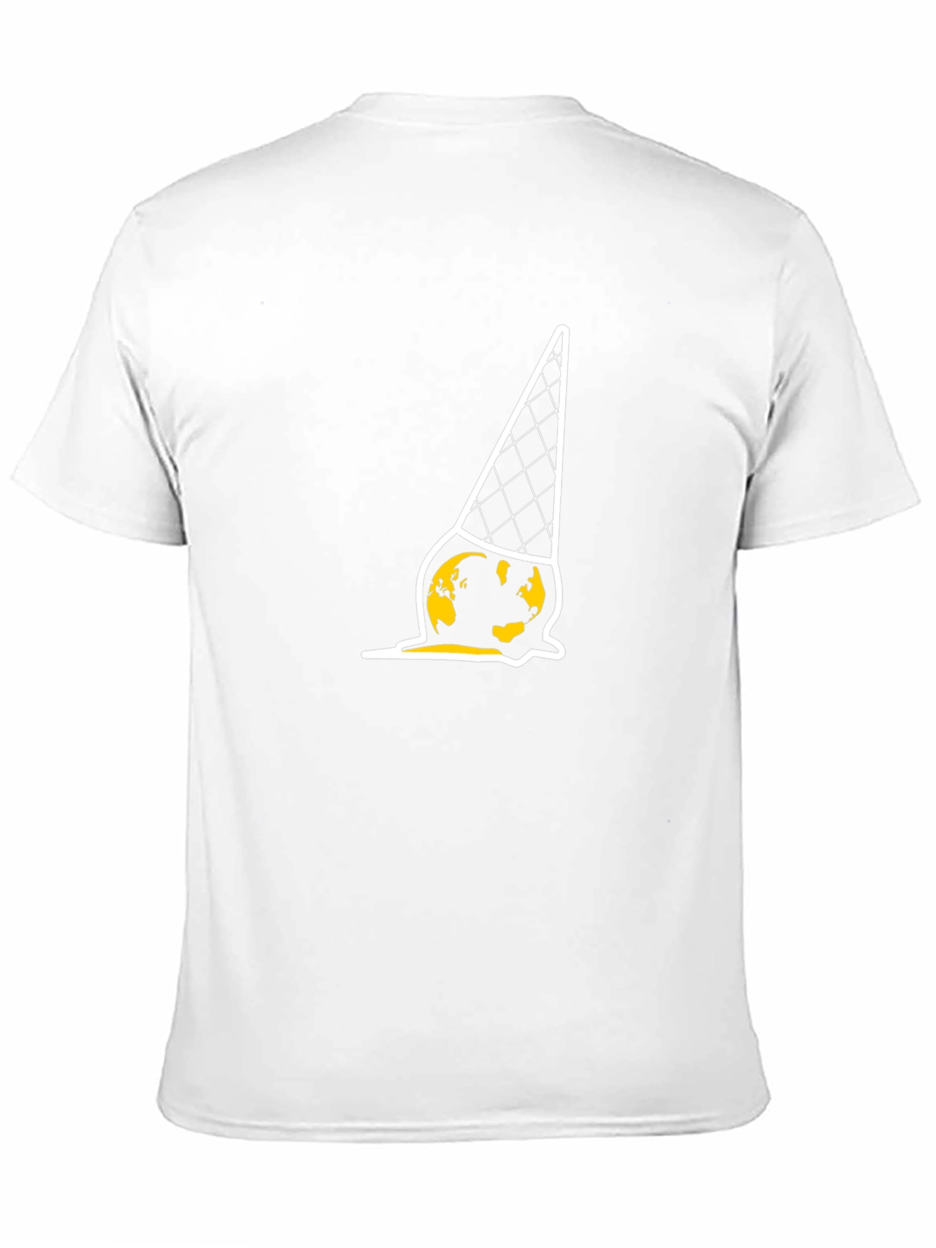 Melting Earth Ice Cream T-Shirt - Global Warming Awareness